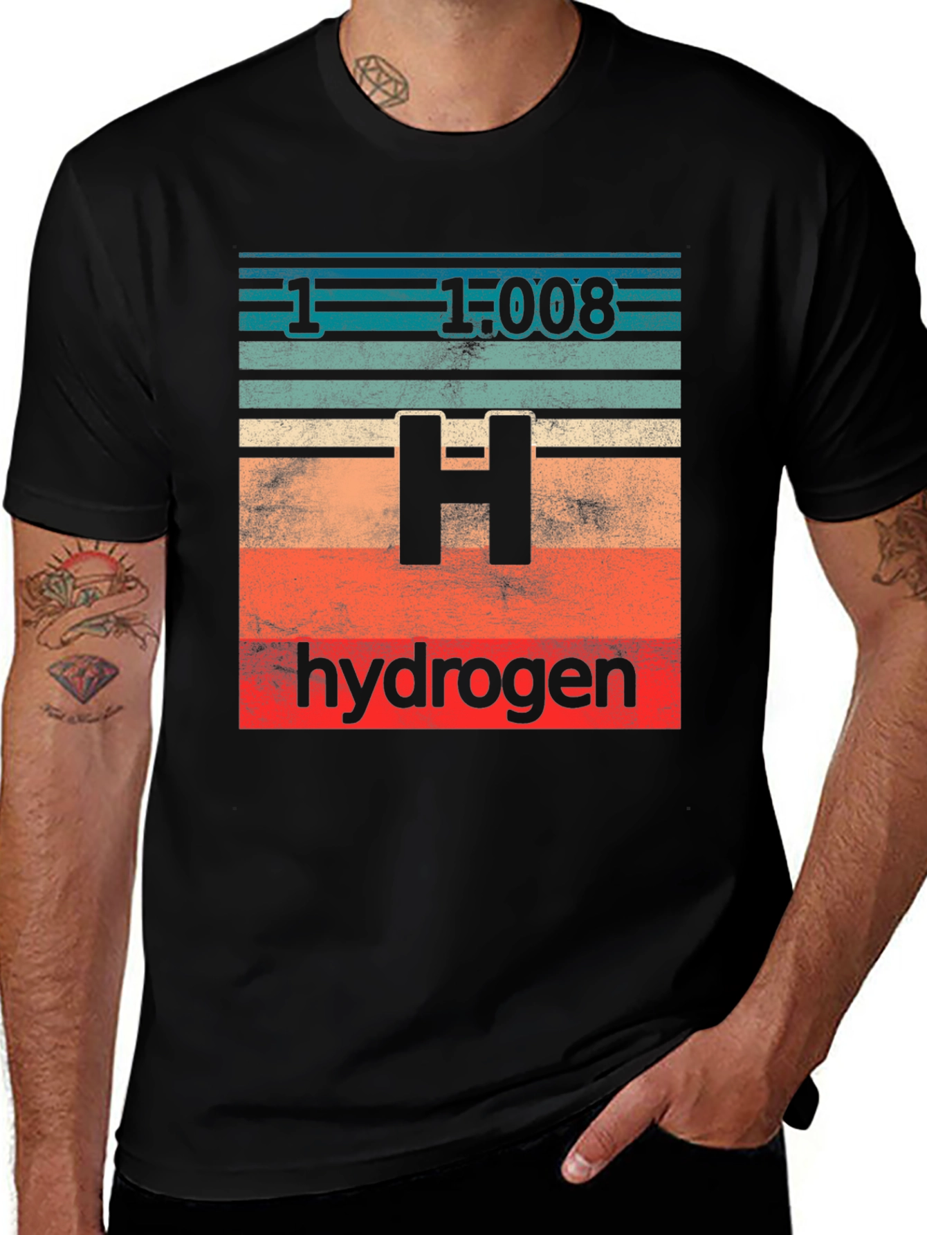 Variant 21 of Hydrogen Periodic Table T-Shirt