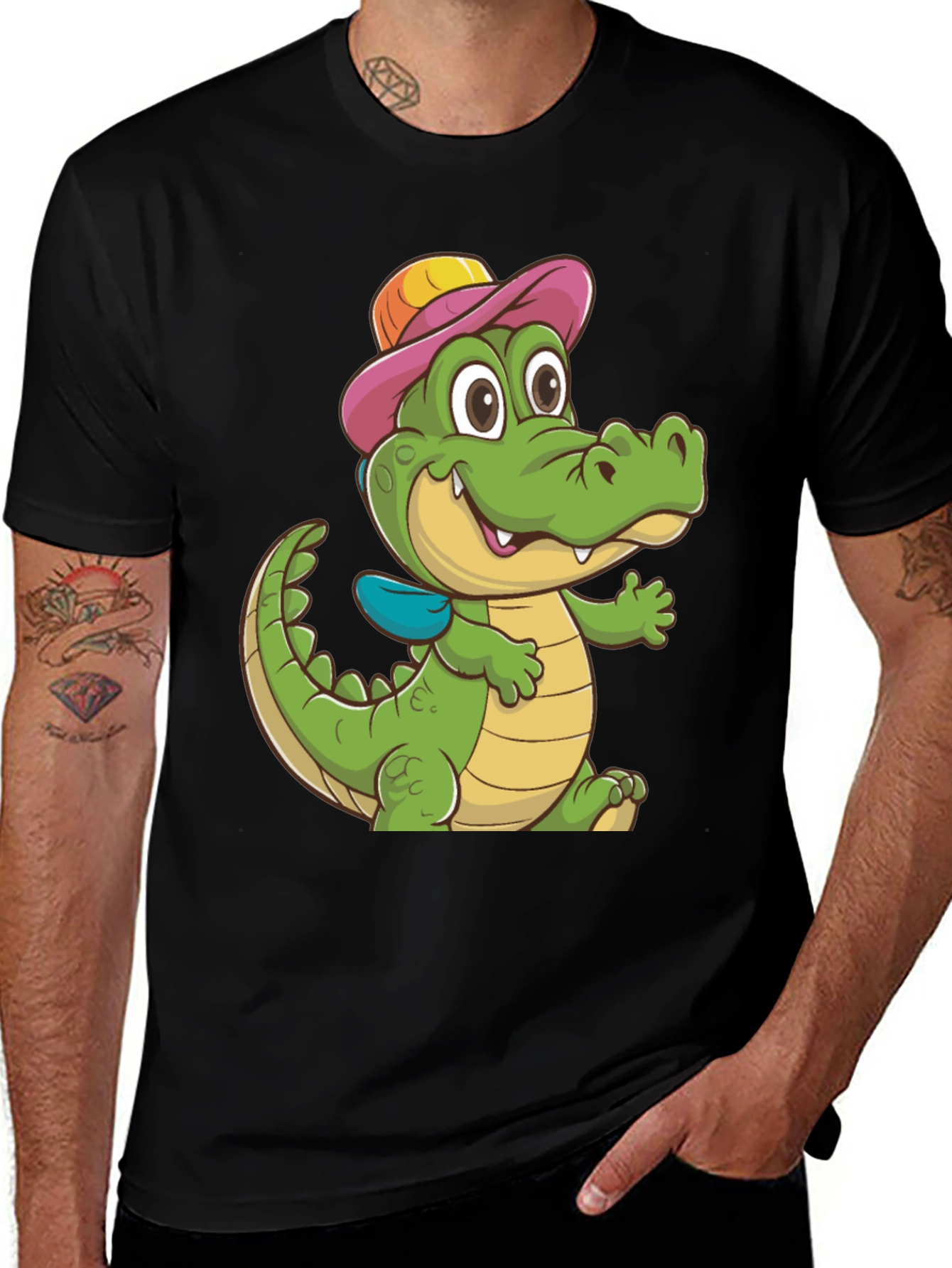 Variant 5 of Cartoon Alligator T-Shirt