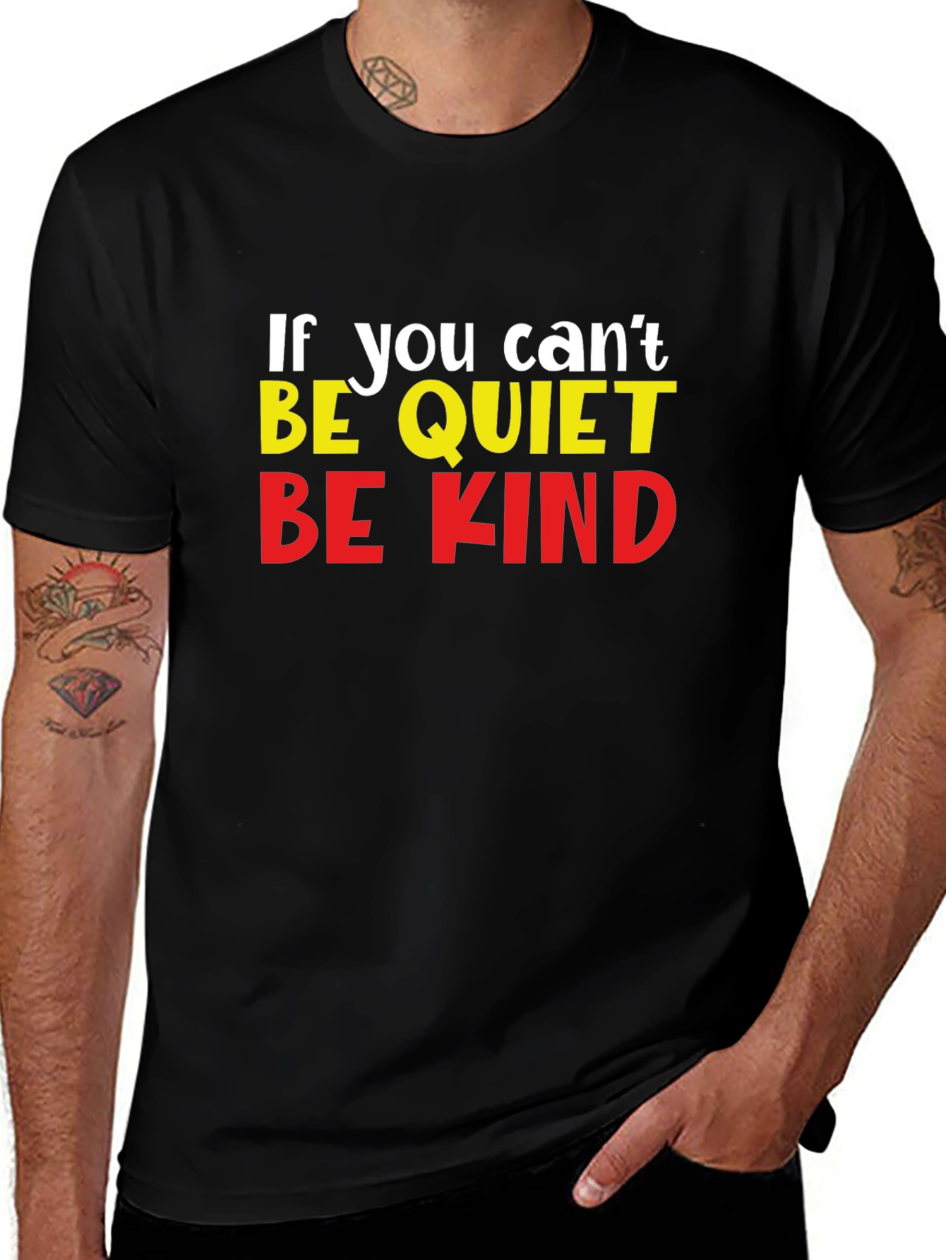 Variant 9 of Be Kind T-Shirt - Soft Cotton Blend, Inspirational Design