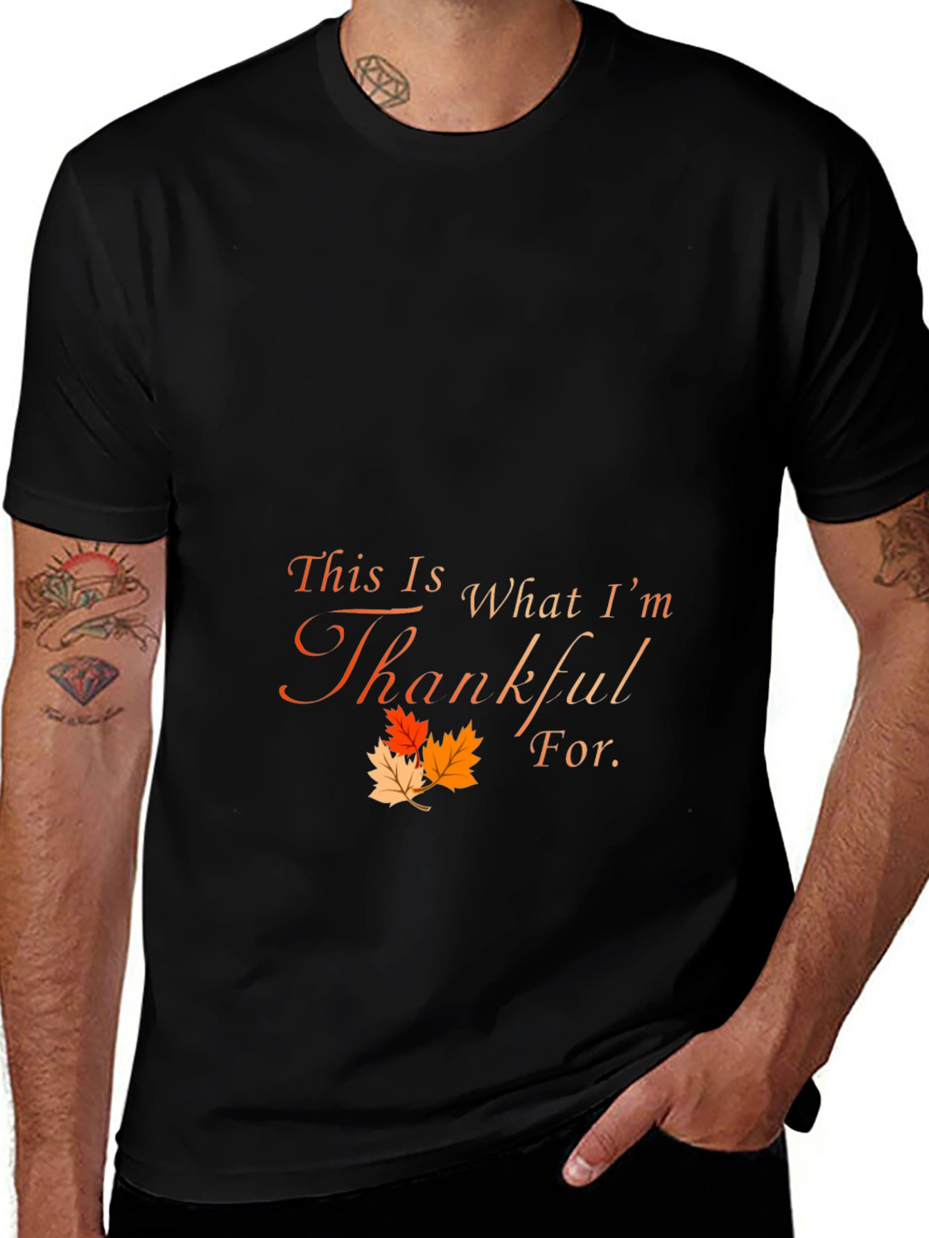 Variant 18 of Thankful Graphic Tee - Fall Vibes T-Shirt