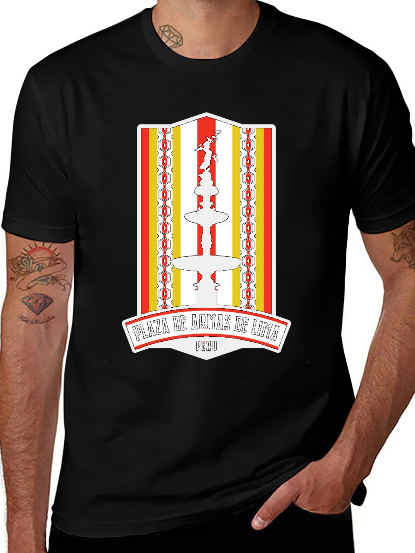 Plaza de Armas de Lima Peru Graphic T-Shirt