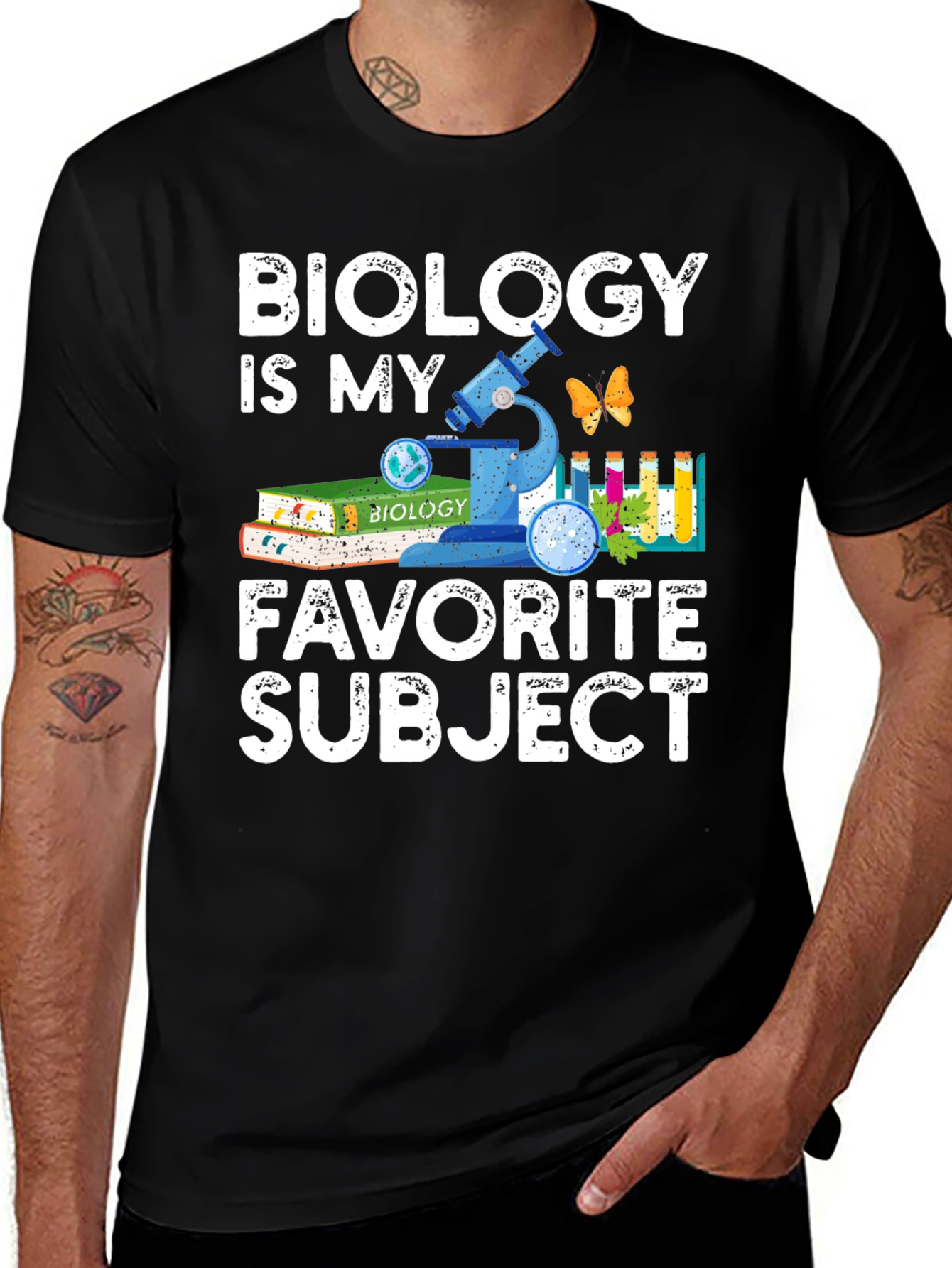 Variant 15 of Biology is My Favorite Subject Graphic Tee