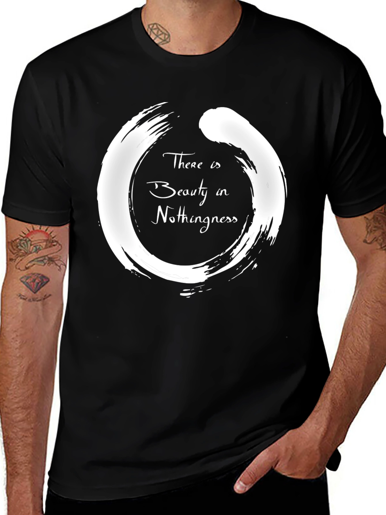 Zen Circle T-Shirt - Beauty in Nothingness