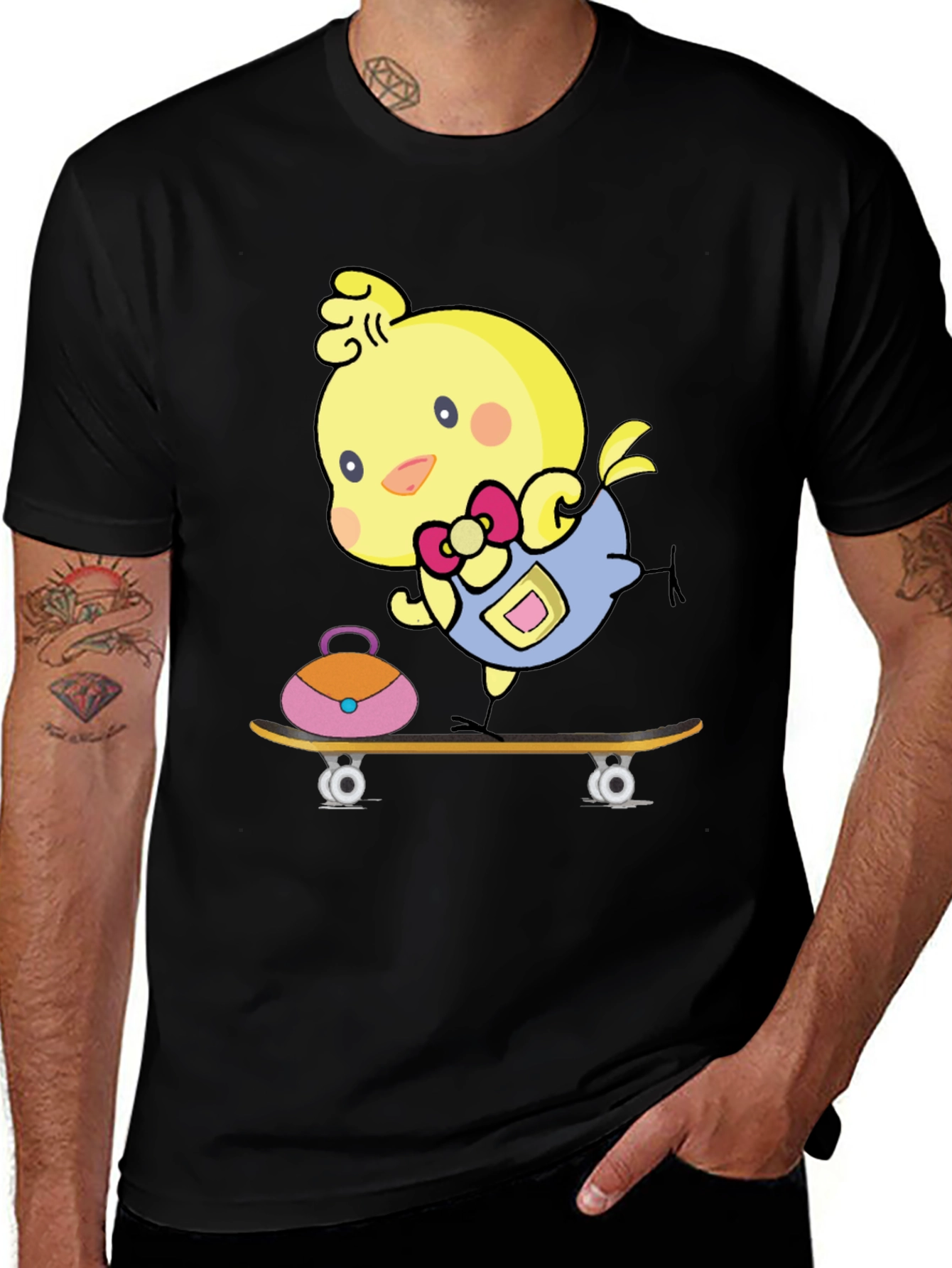 Variant 10 of Skateboarding Chick T-Shirt