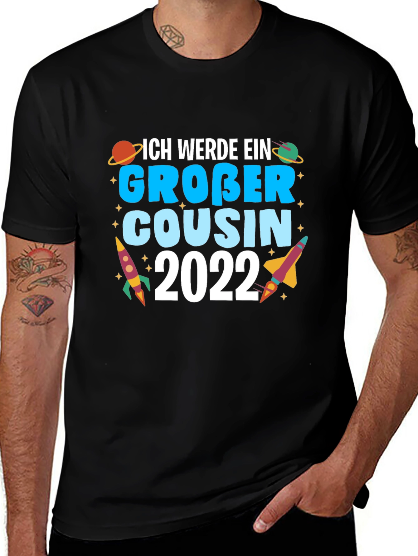 Ich Werde Ein Großer Cousin 2022 T-Shirt