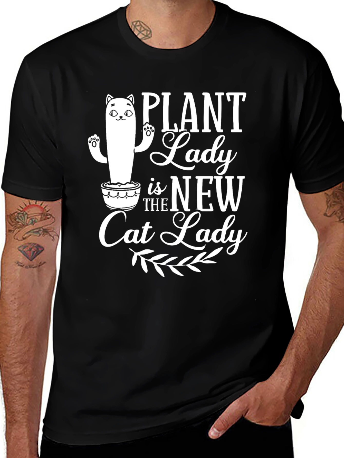 Variant 4 of Plant Lady is the New Cat Lady T-Shirt