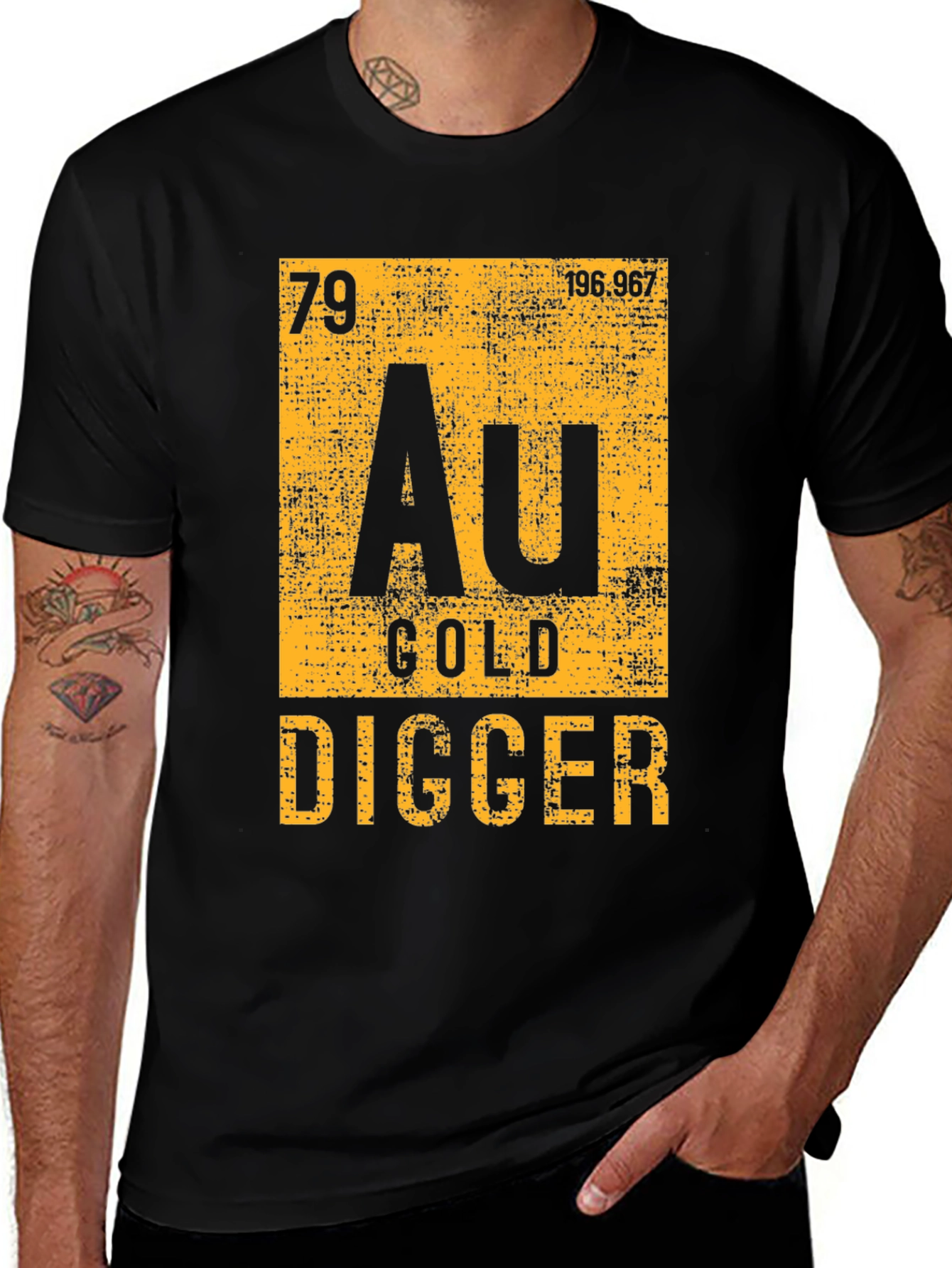 Variant 2 of Gold Digger T-Shirt - Chemistry Inspired Tee