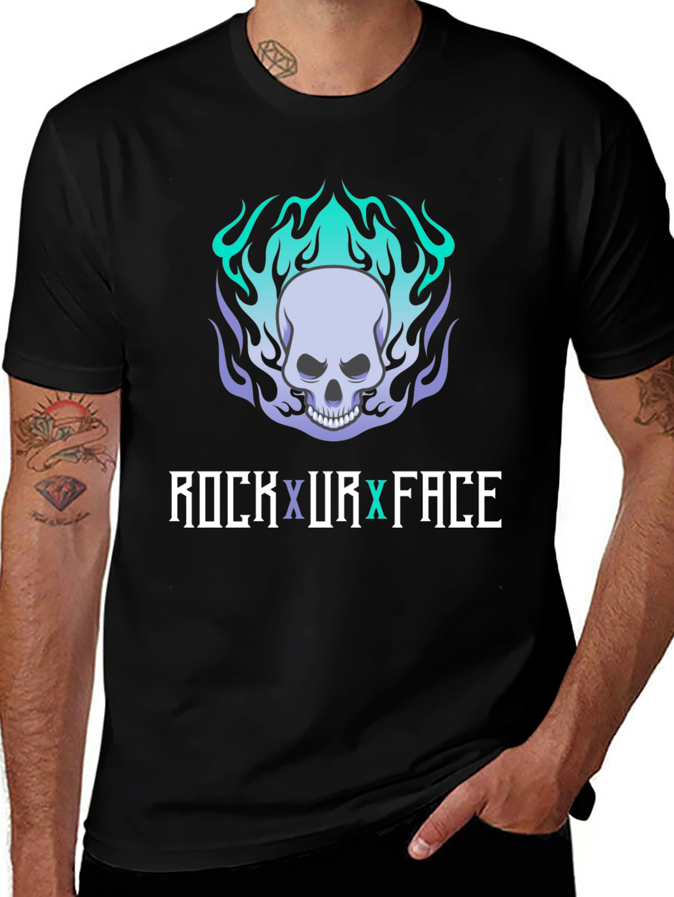 Variant 22 of Rock Your Face Graphic Tee