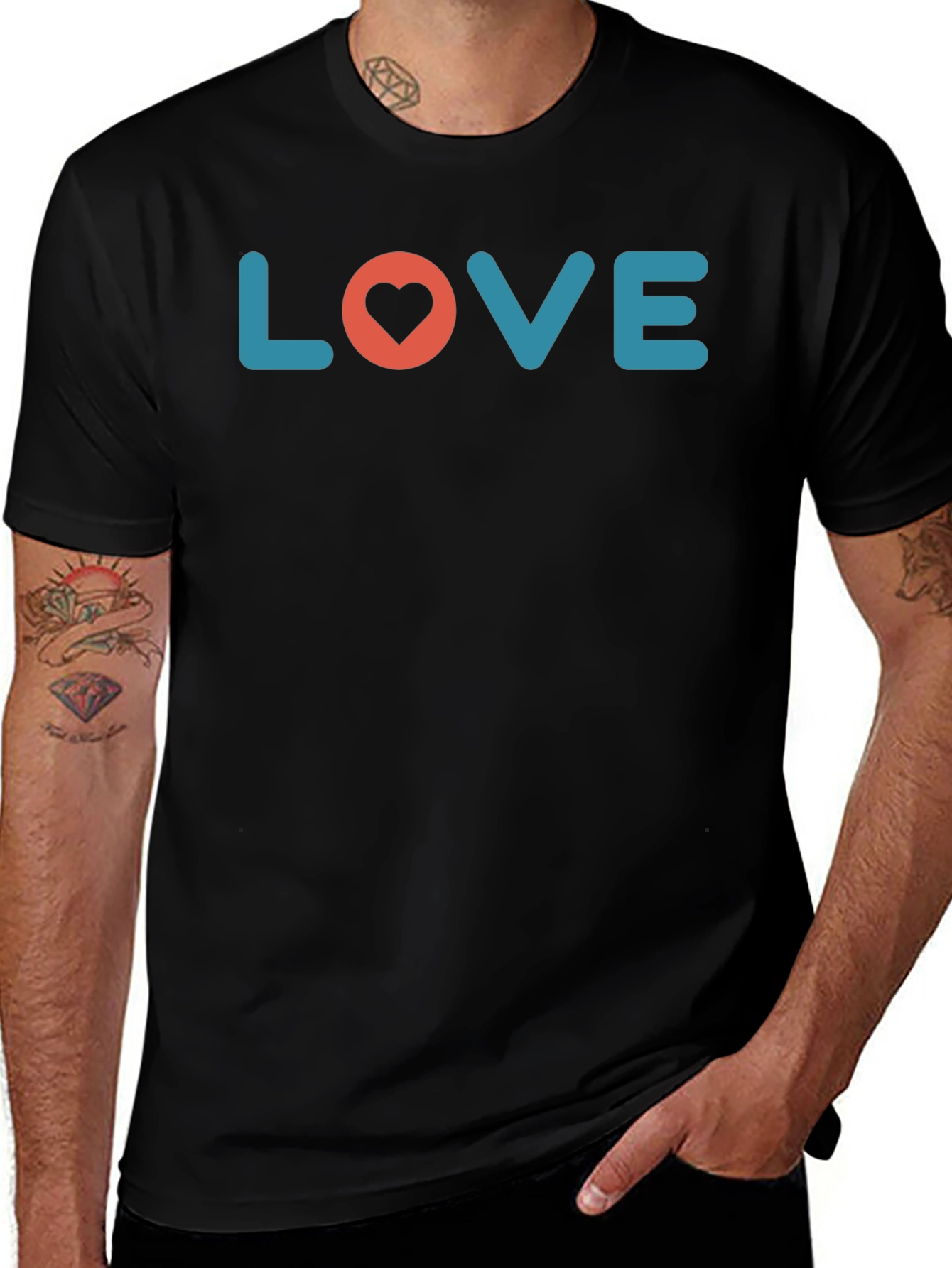 Variant 5 of Love Graphic T-Shirt - Stylish Casual Tee