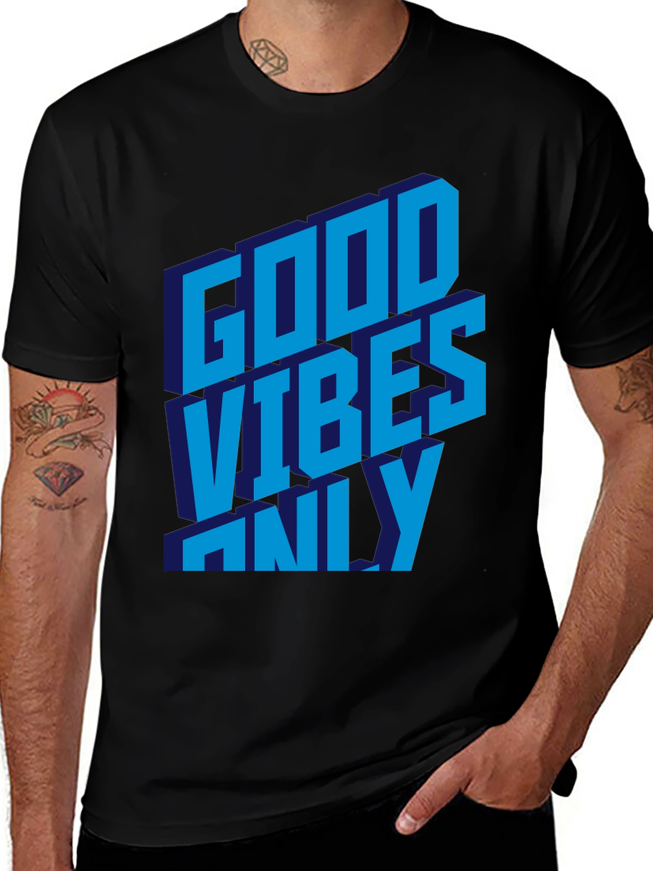 Variant 3 of Good Vibes Only Graphic Tee