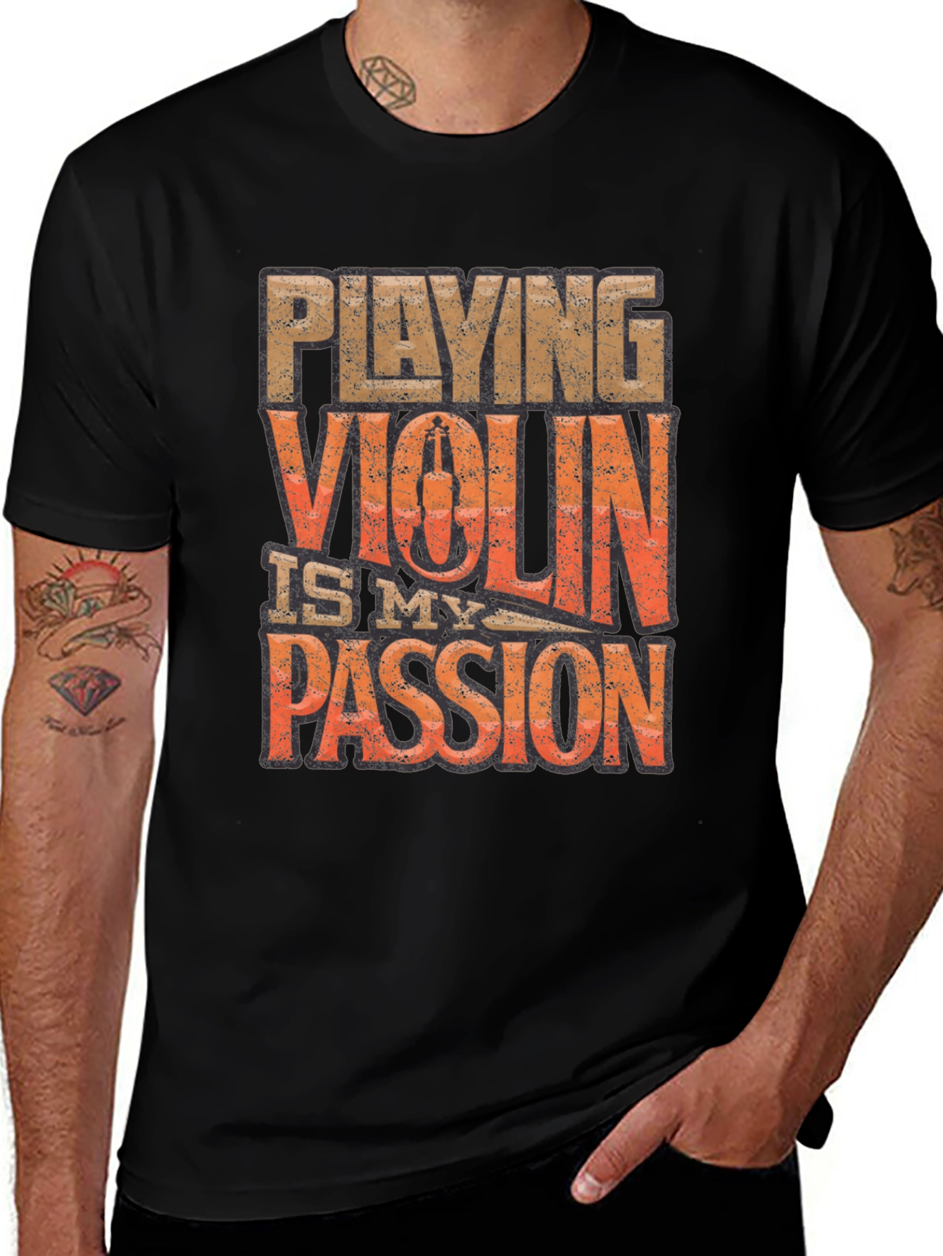 Variant 19 of Violin Passion Graphic Tee