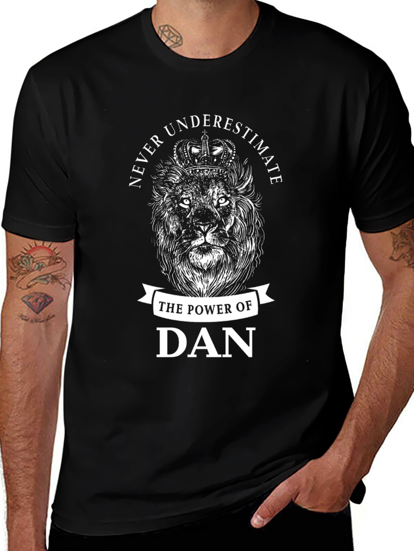Variant 9 of Never Underestimate Dan - Lion King T-Shirt