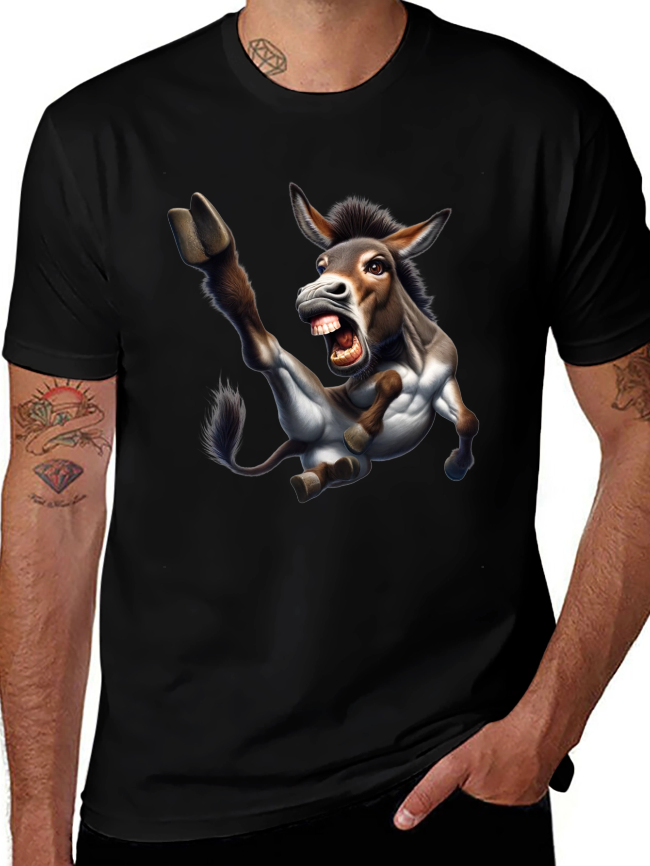 Funny Donkey Kicking T-Shirt