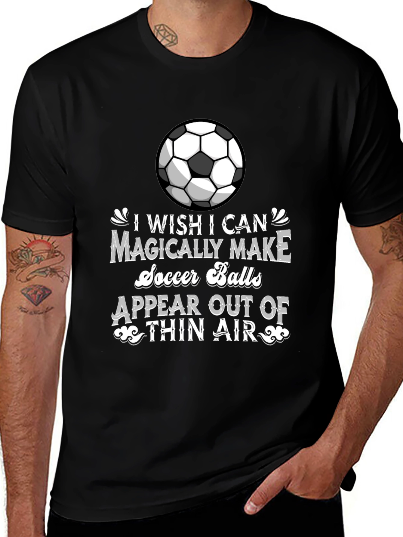Variant 15 of Magically Make Soccer Balls Graphic Tee