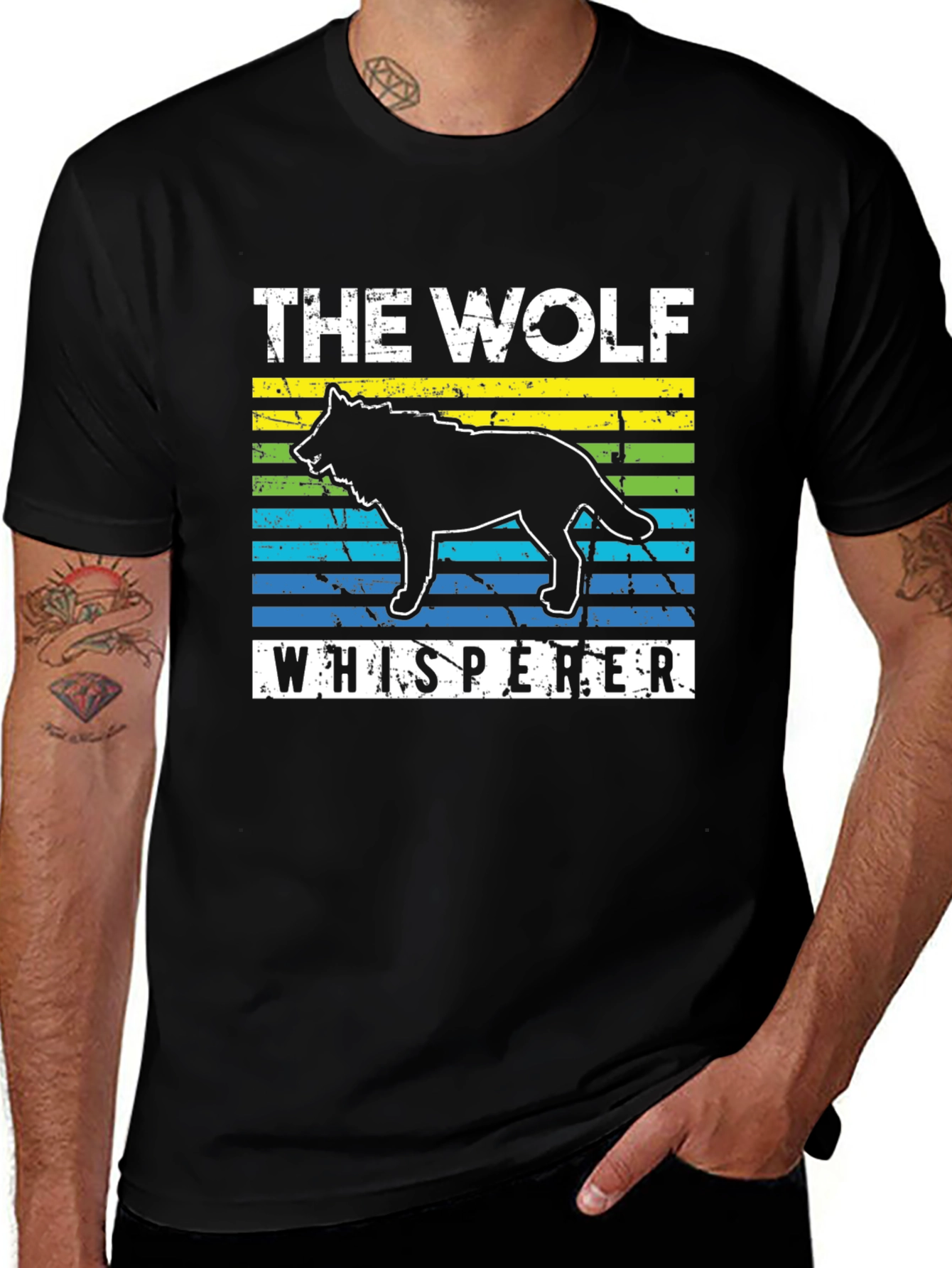Variant 15 of The Wolf Whisperer Graphic T-Shirt