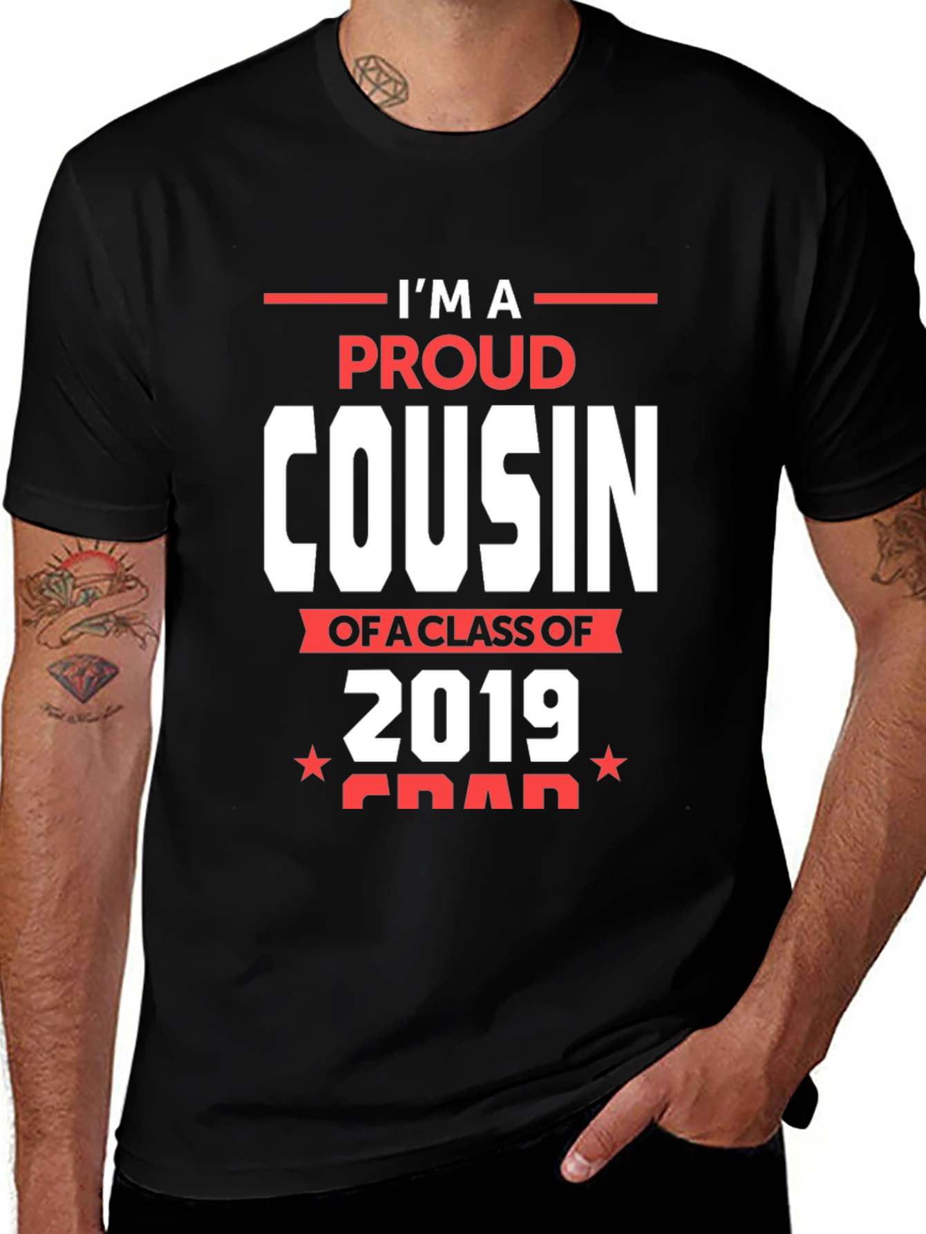 Variant 27 of Proud Cousin of a 2019 Grad T-Shirt