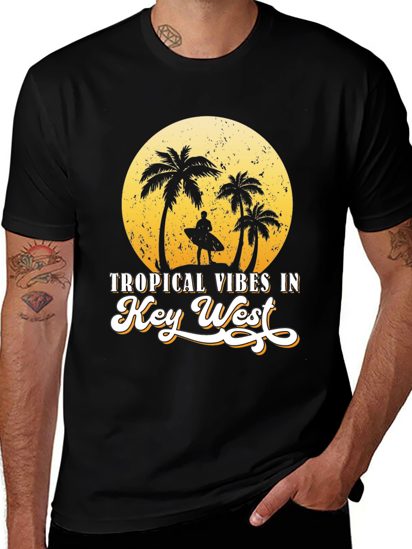 Variant 27 of Tropical Vibes Key West T-Shirt