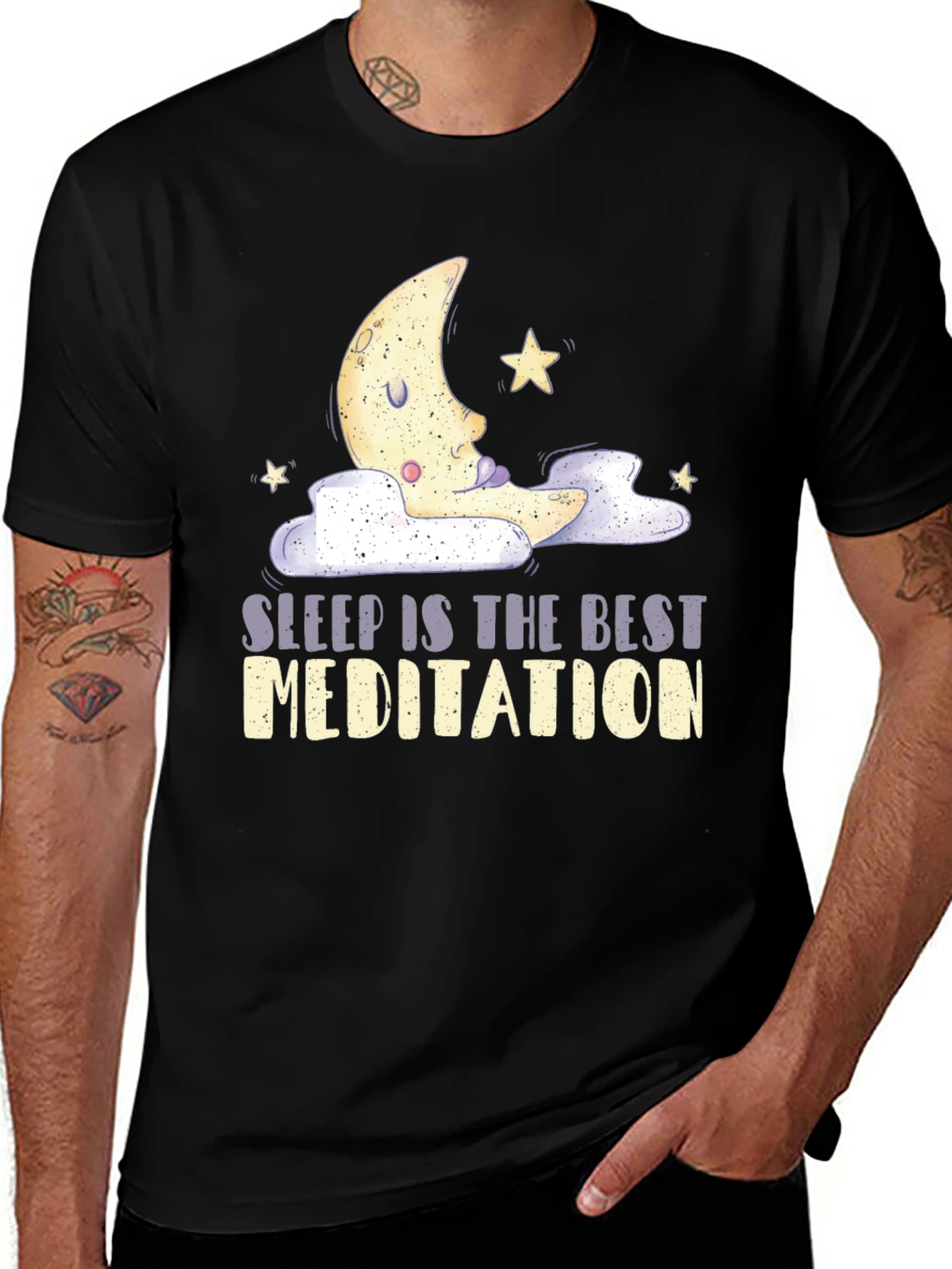 Variant 28 of Sleep is the Best Meditation T-Shirt