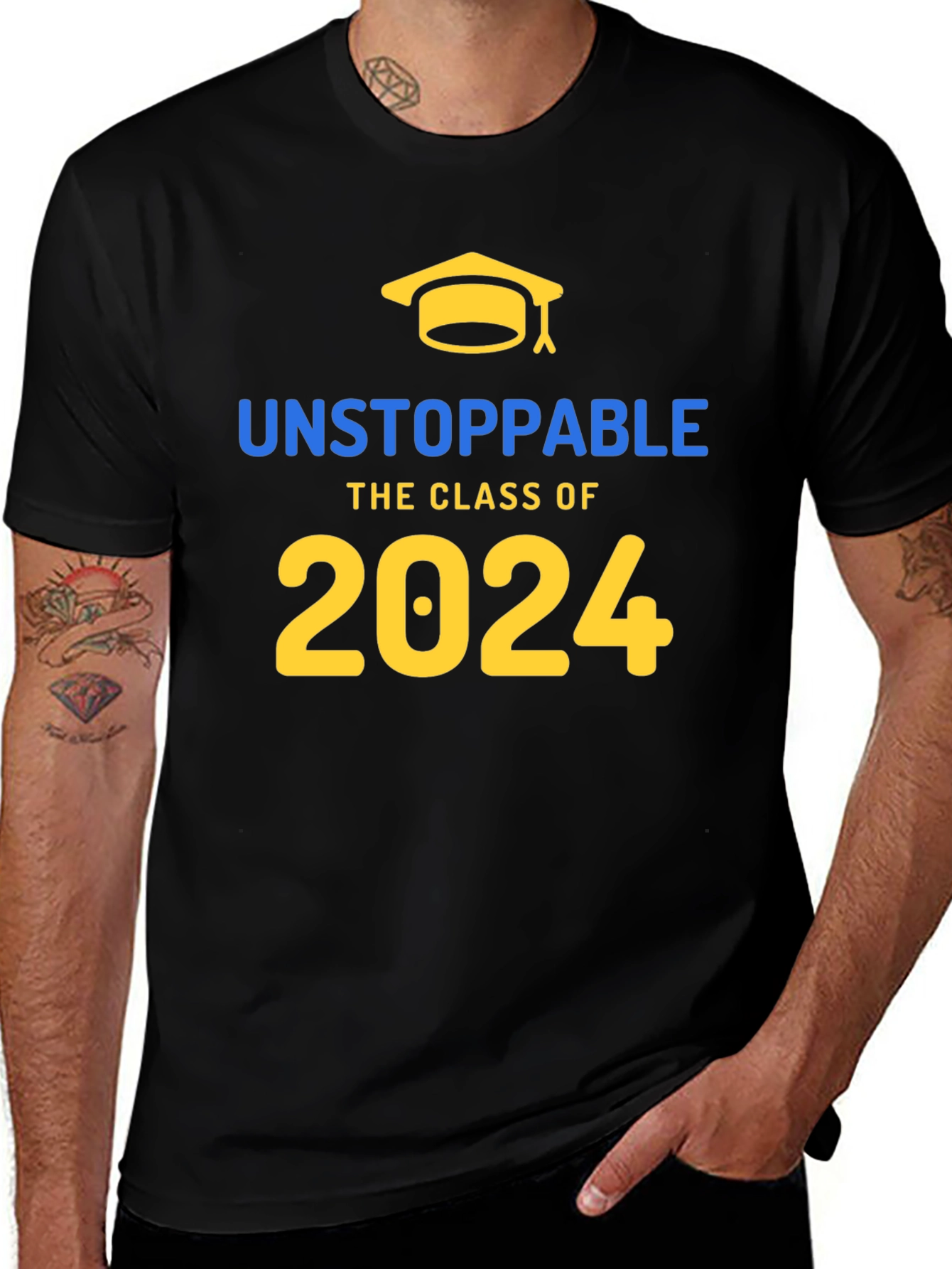 Variant 19 of Unstoppable Class of 2024 Graduation T-Shirt