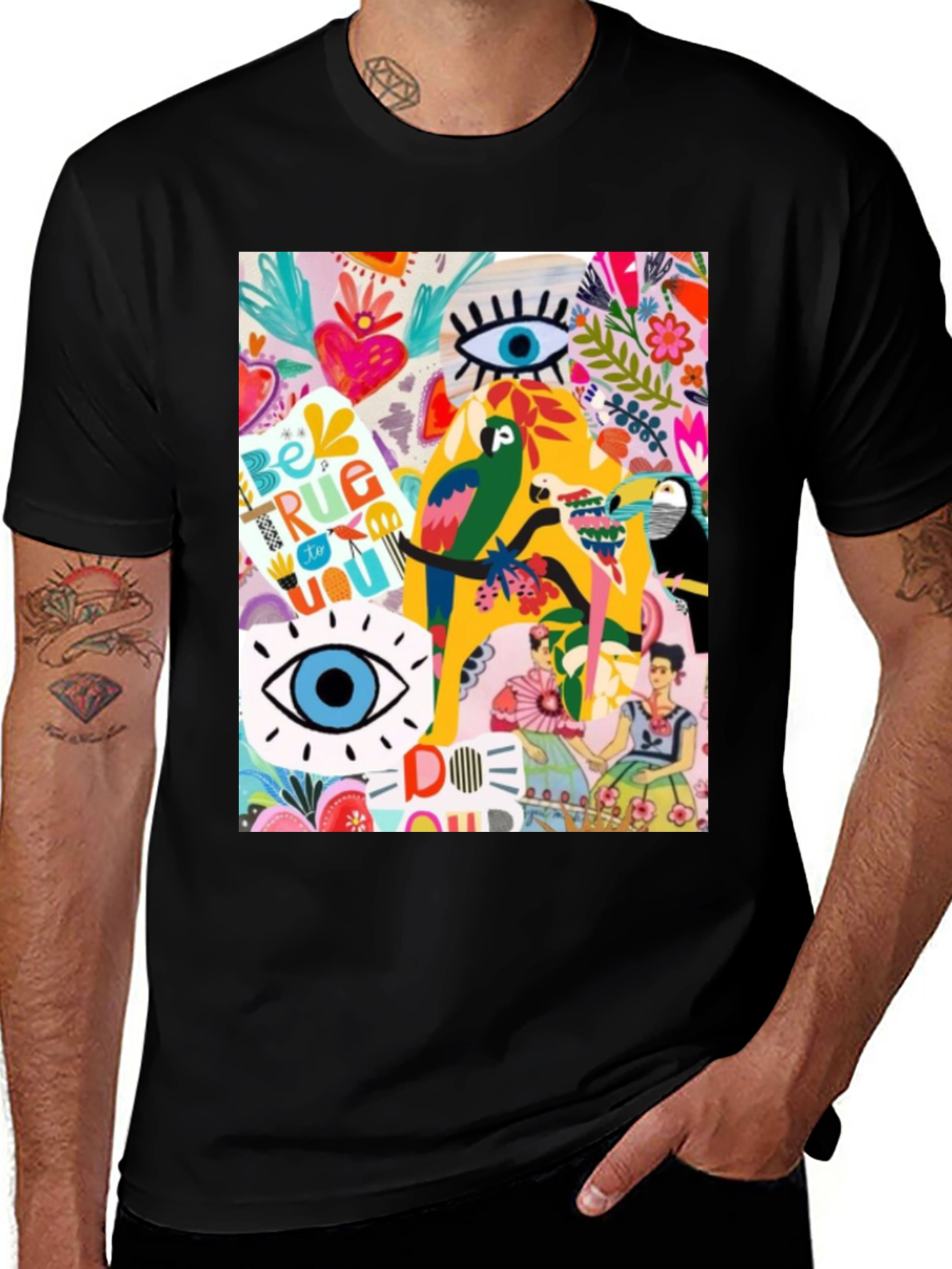 Variant 22 of Vibrant Artistic Graphic Tee - Unique Design
