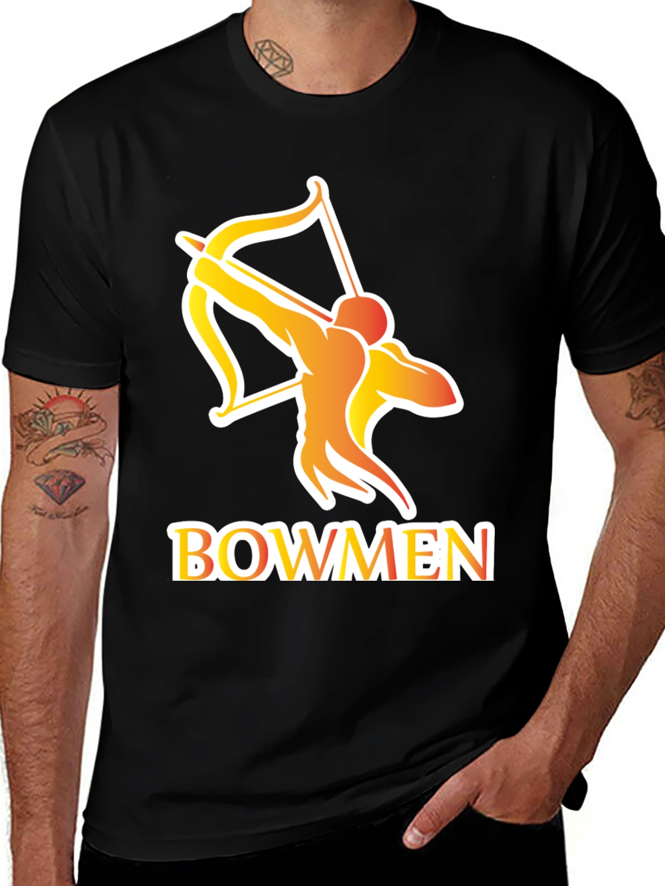 Bowmen Graphic Tee - Archery Inspired Men's T-Shirt