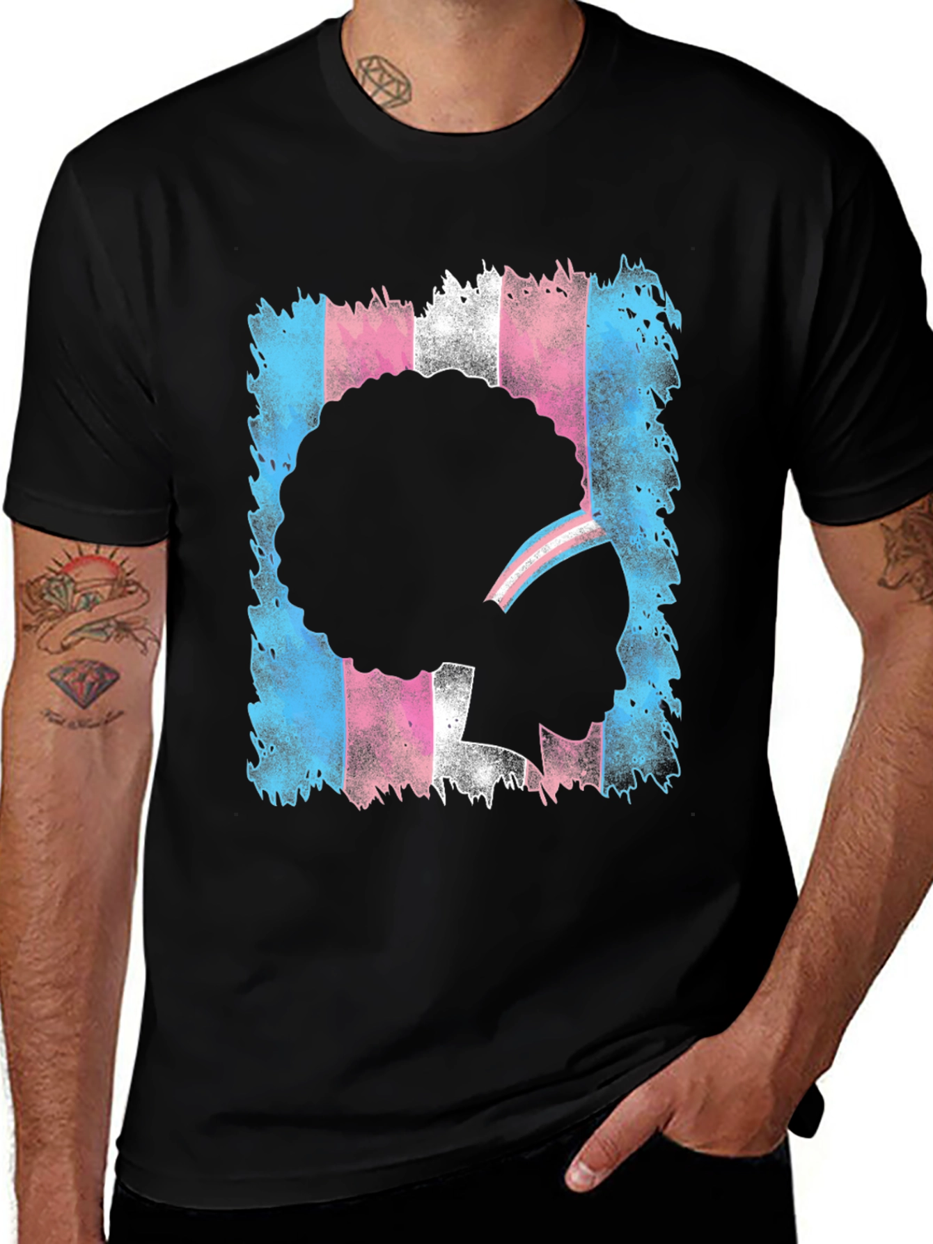 Transgender Pride Afro Tee