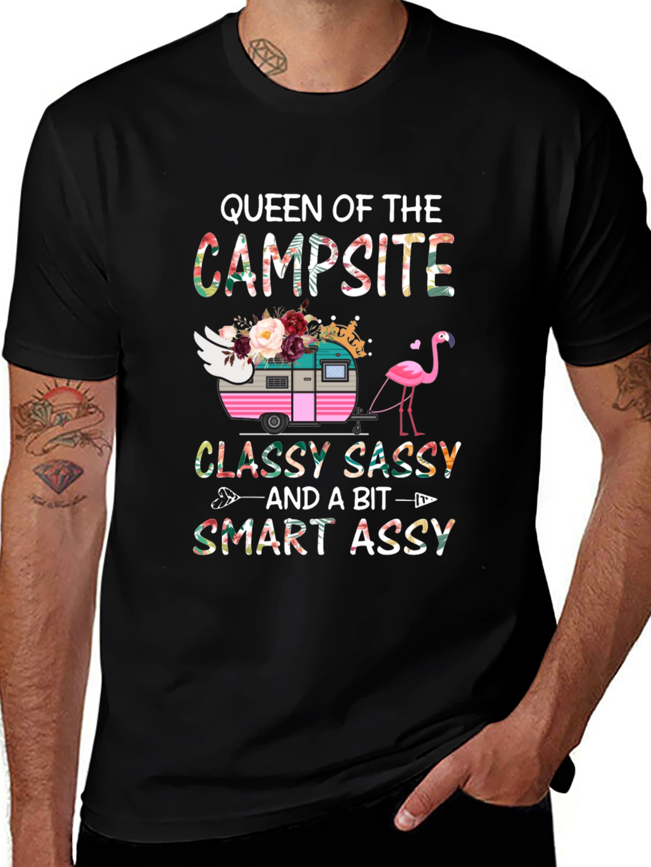Queen of the Campsite T-Shirt, Classy Sassy Smart Assy Tee