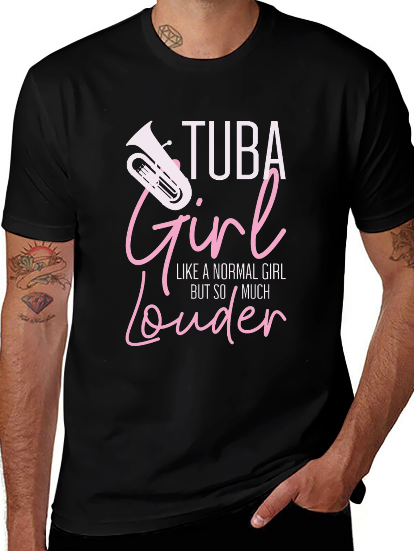 Tuba Girl Louder T-Shirt