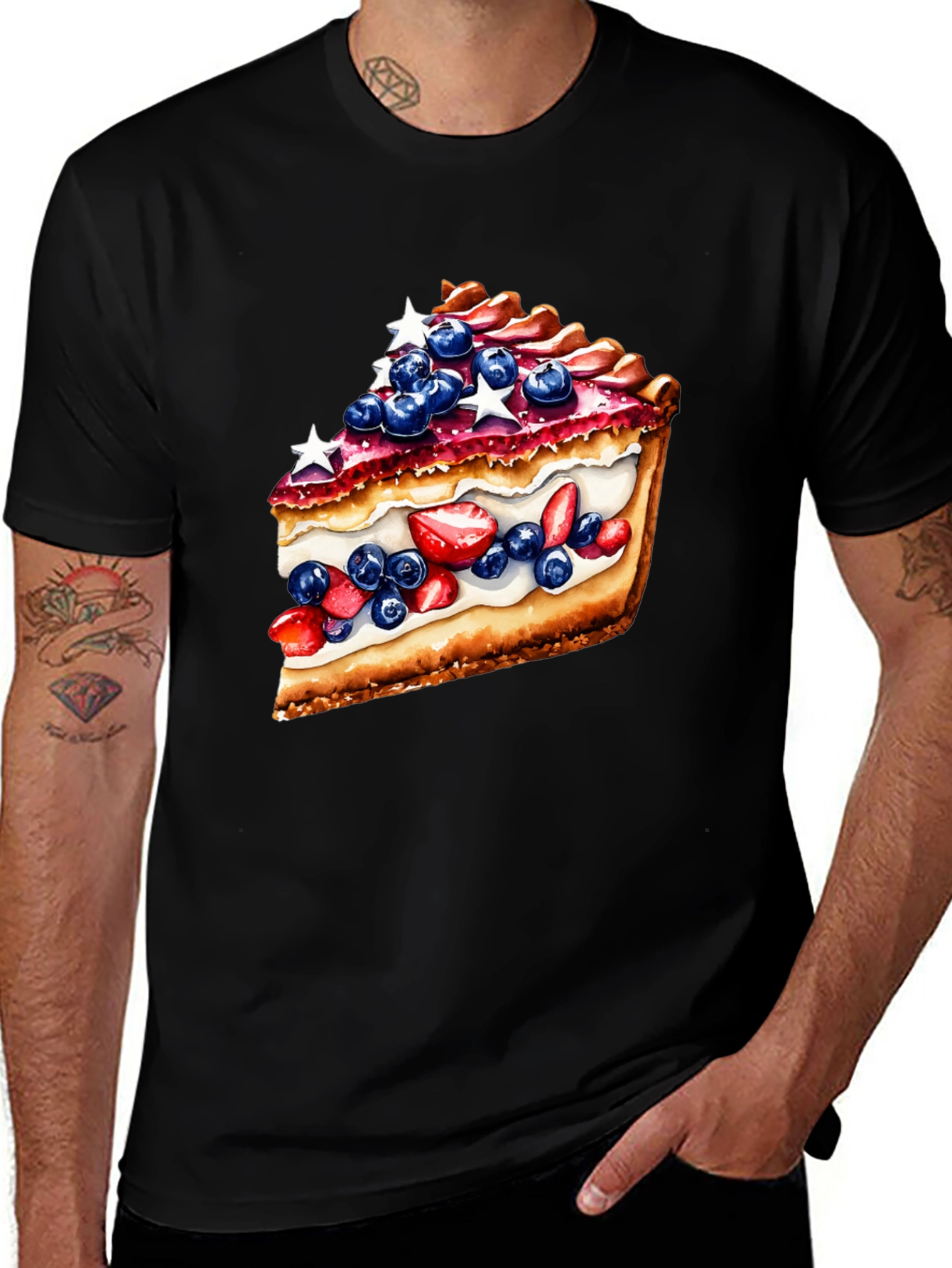 Variant 29 of Patriotic Pie Slice Graphic Tee