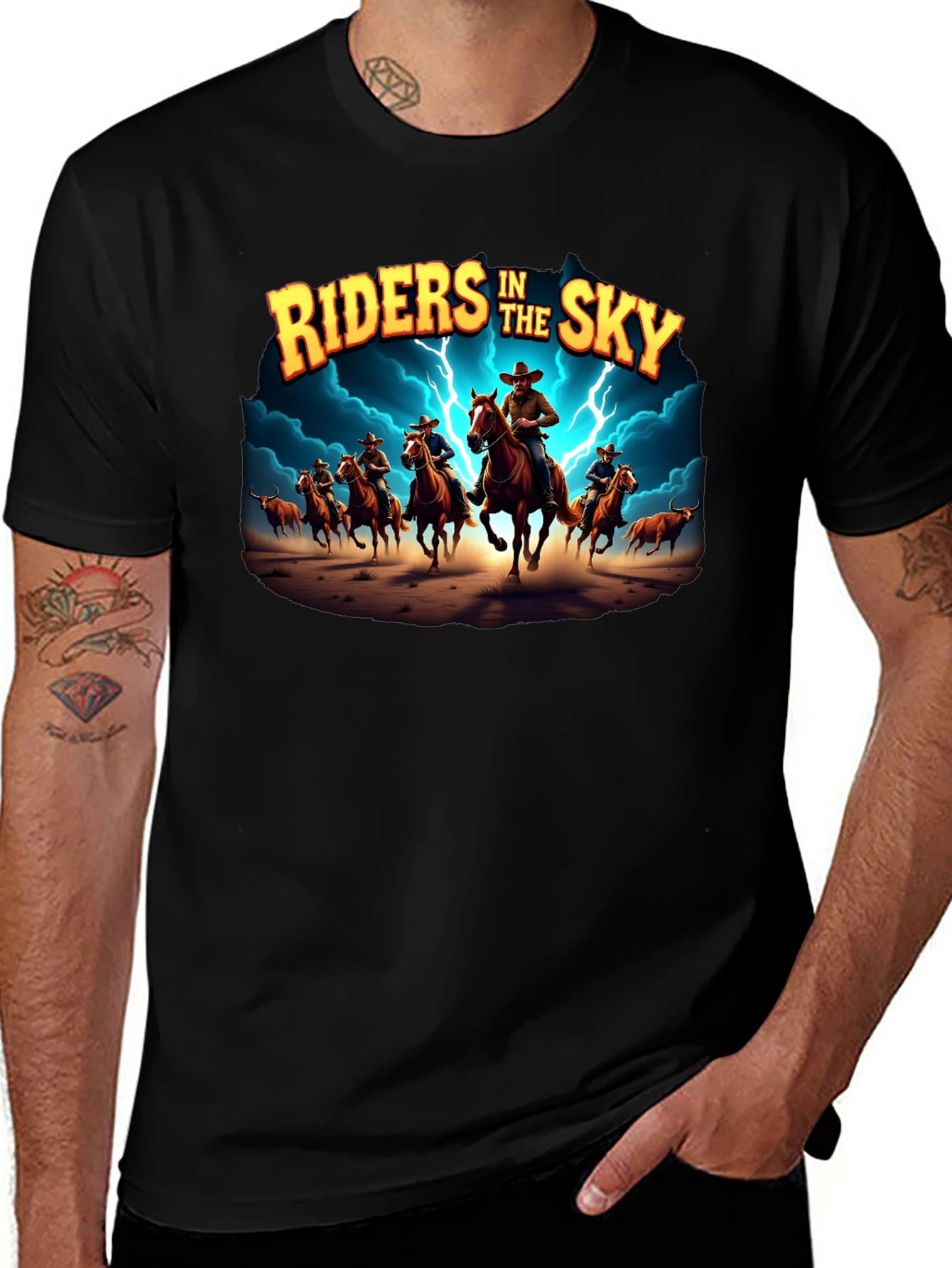 Variant 30 of Riders in the Sky Graphic Tee
