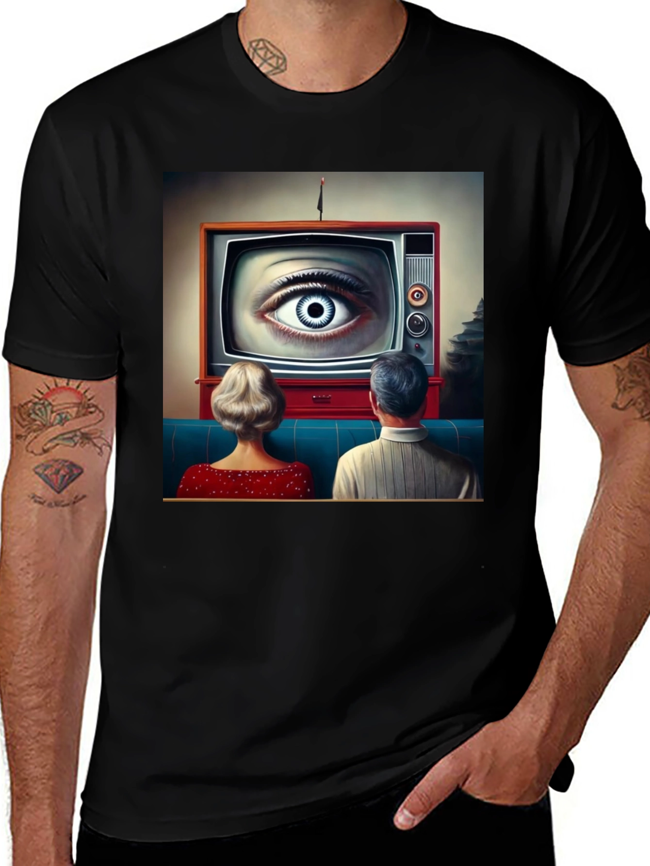 Variant 7 of Eye on TV Graphic Tee