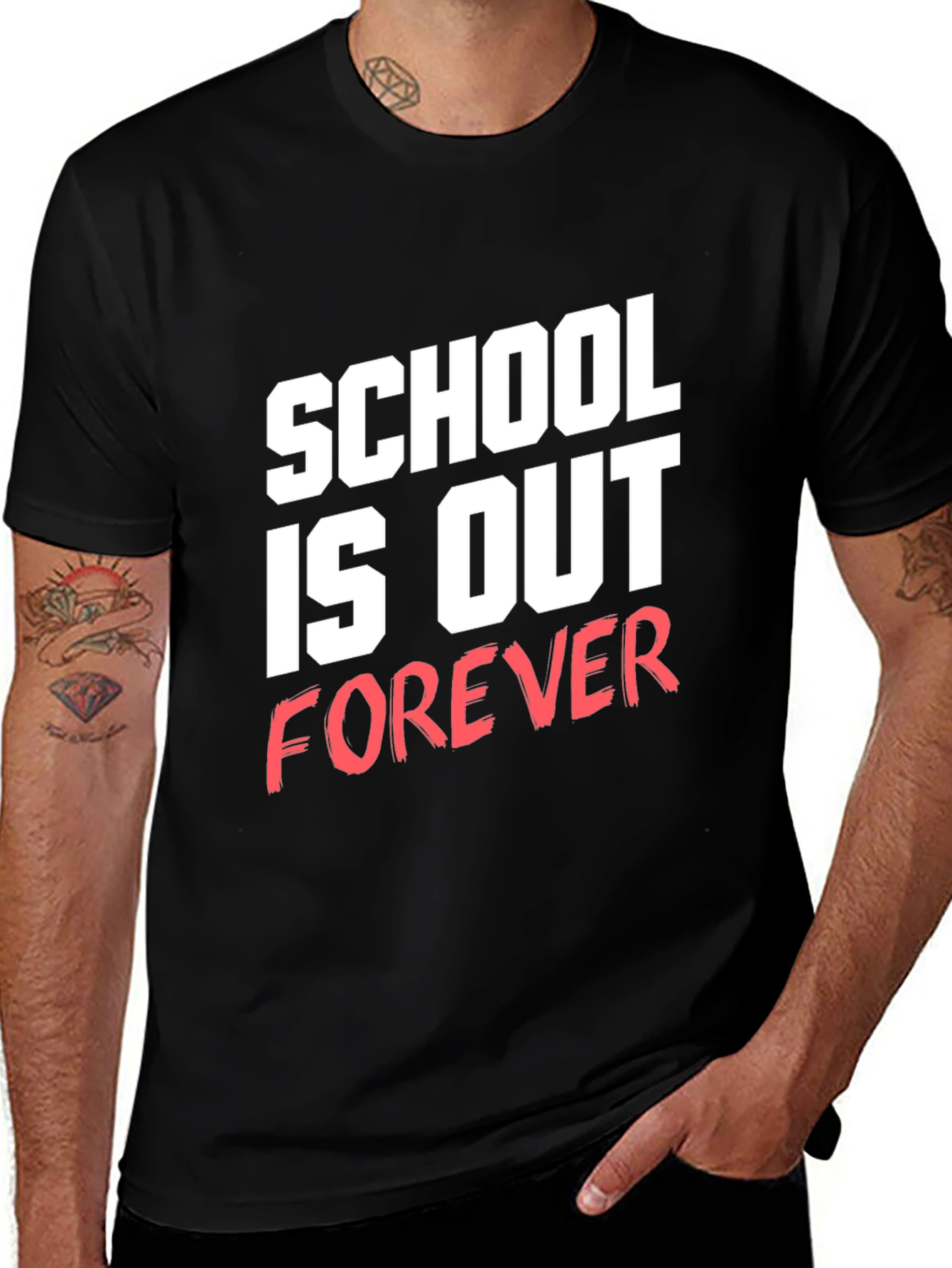 School's Out Forever Black T-Shirt