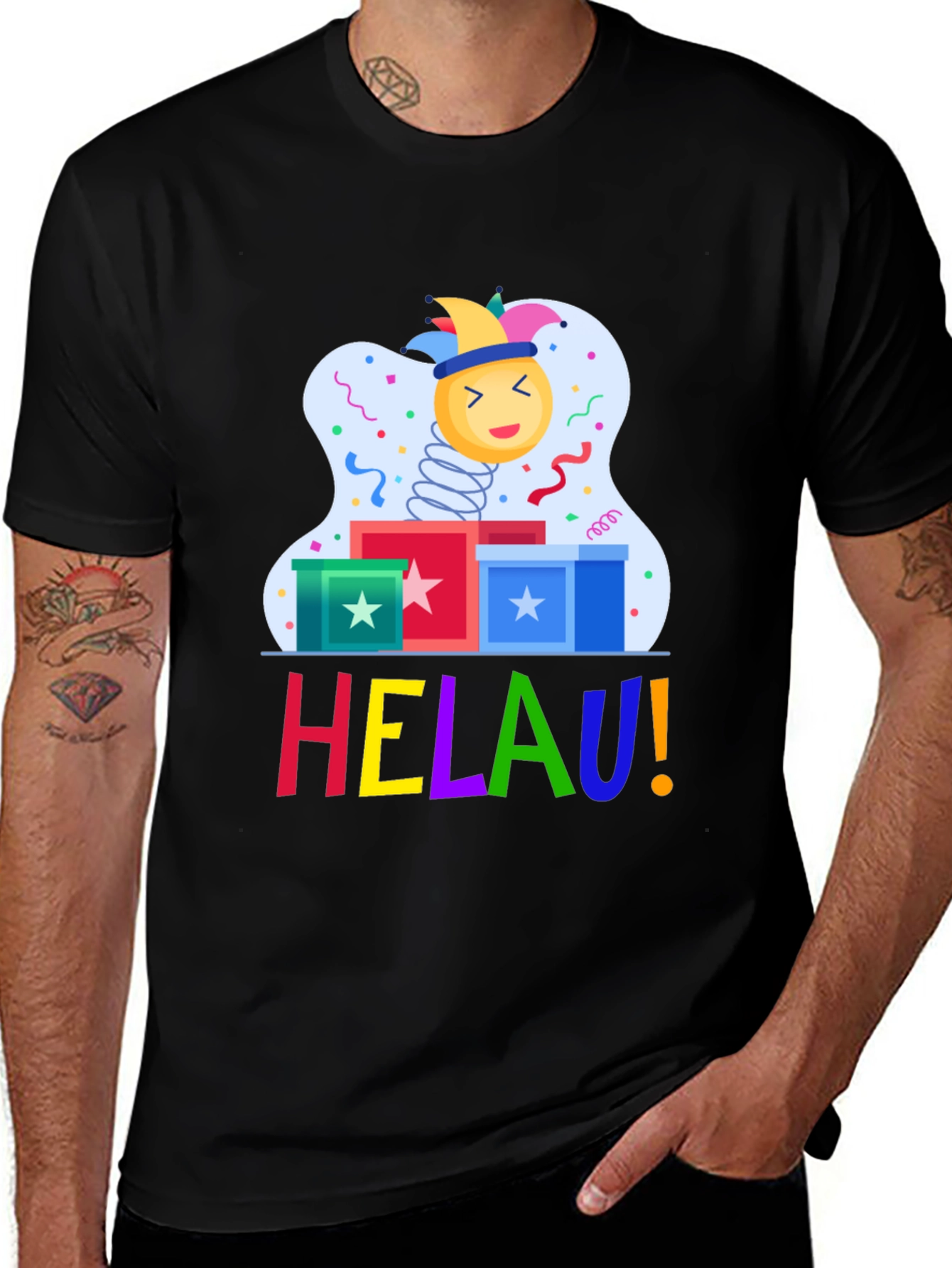Variant 21 of Helau! Fun Carnival Celebration T-Shirt