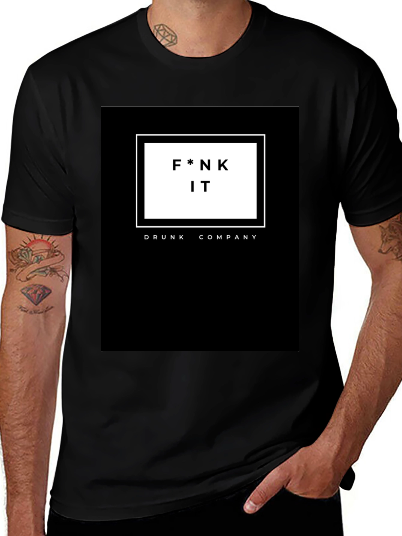 Variant 9 of F*nk It Drunk Company Graphic Tee
