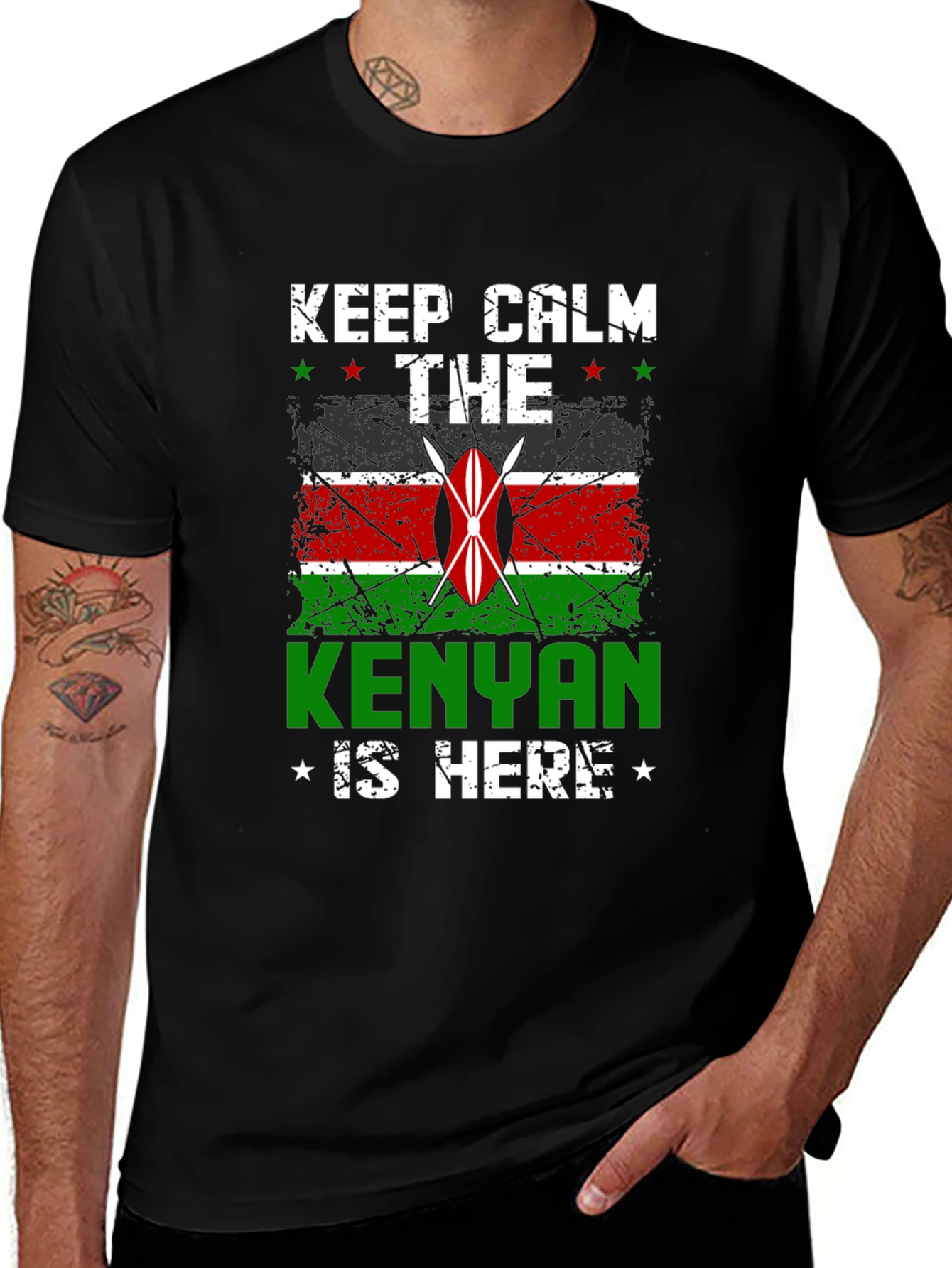 Kenyan Pride T-Shirt - Keep Calm the Kenyan Is Here