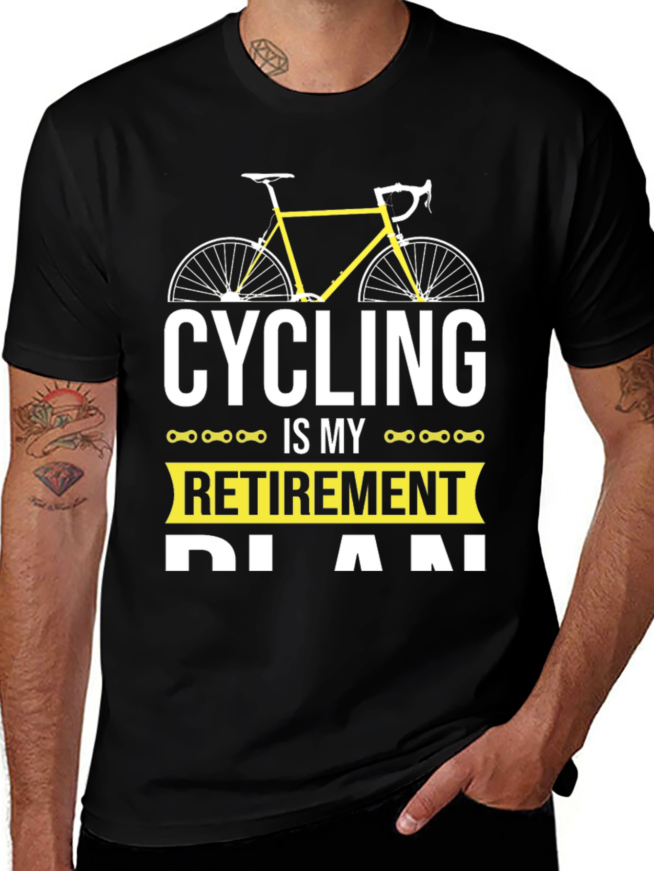 Variant 12 of Cycling Retirement Plan T-Shirt