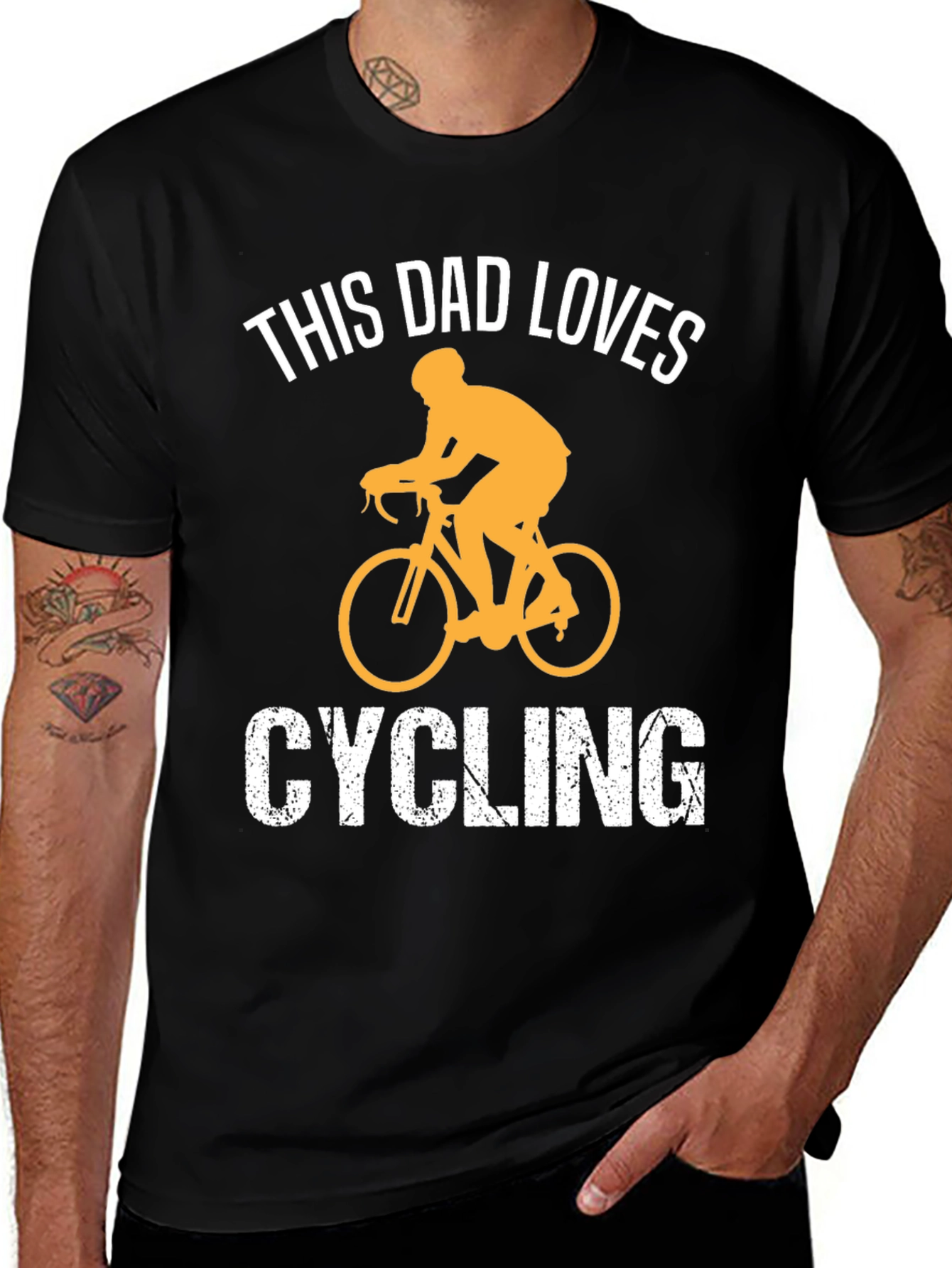 Variant 18 of This Dad Loves Cycling T-Shirt