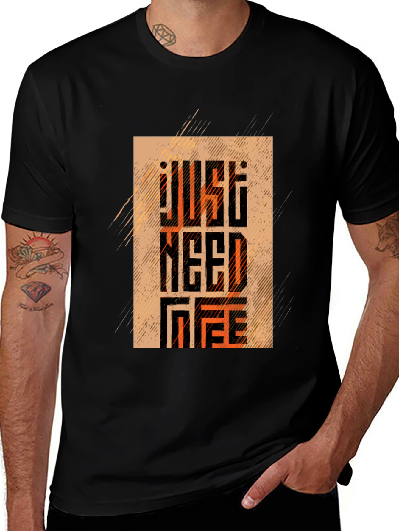Variant 19 of Just Need Tee - Men's Graphic Print T-Shirt