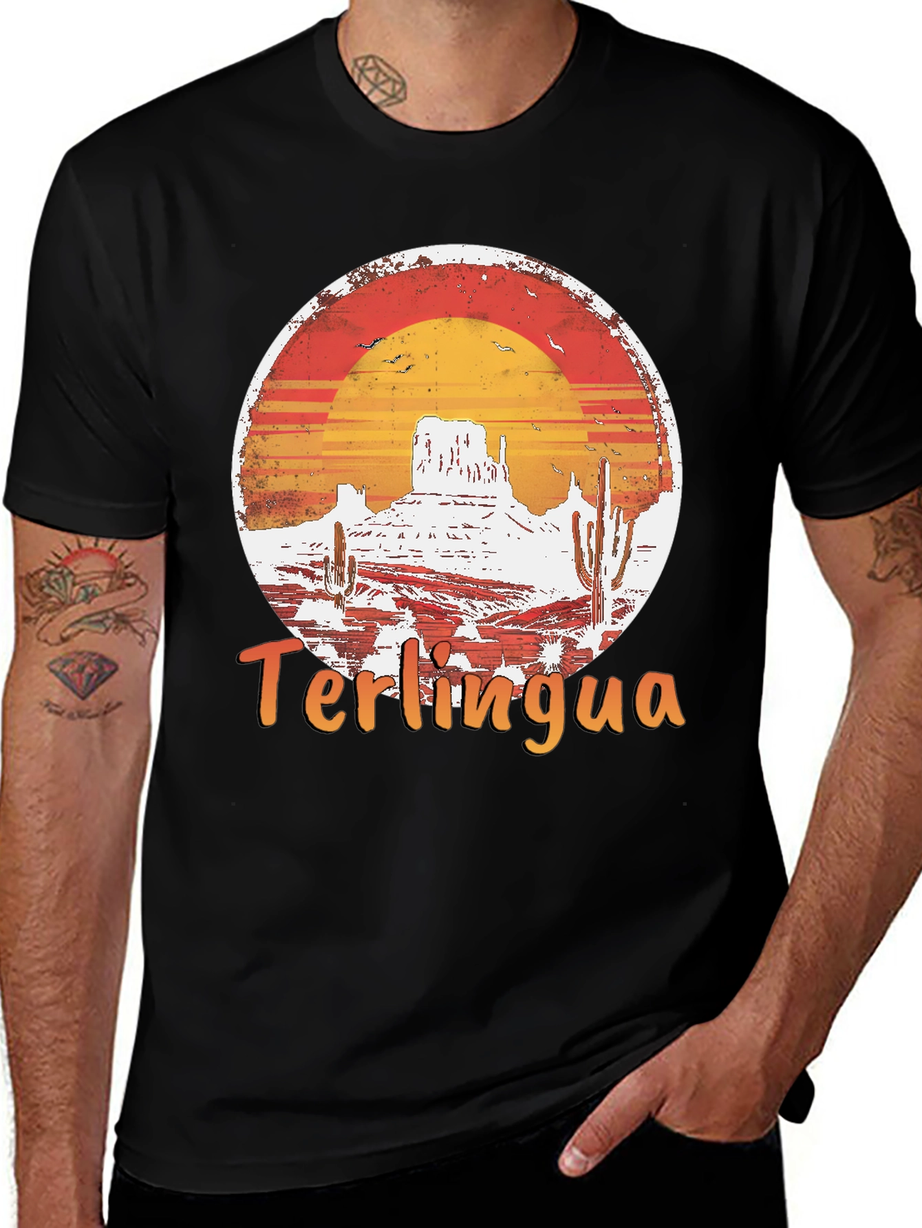 Terlingua Desert Graphic Tee - Vintage Style