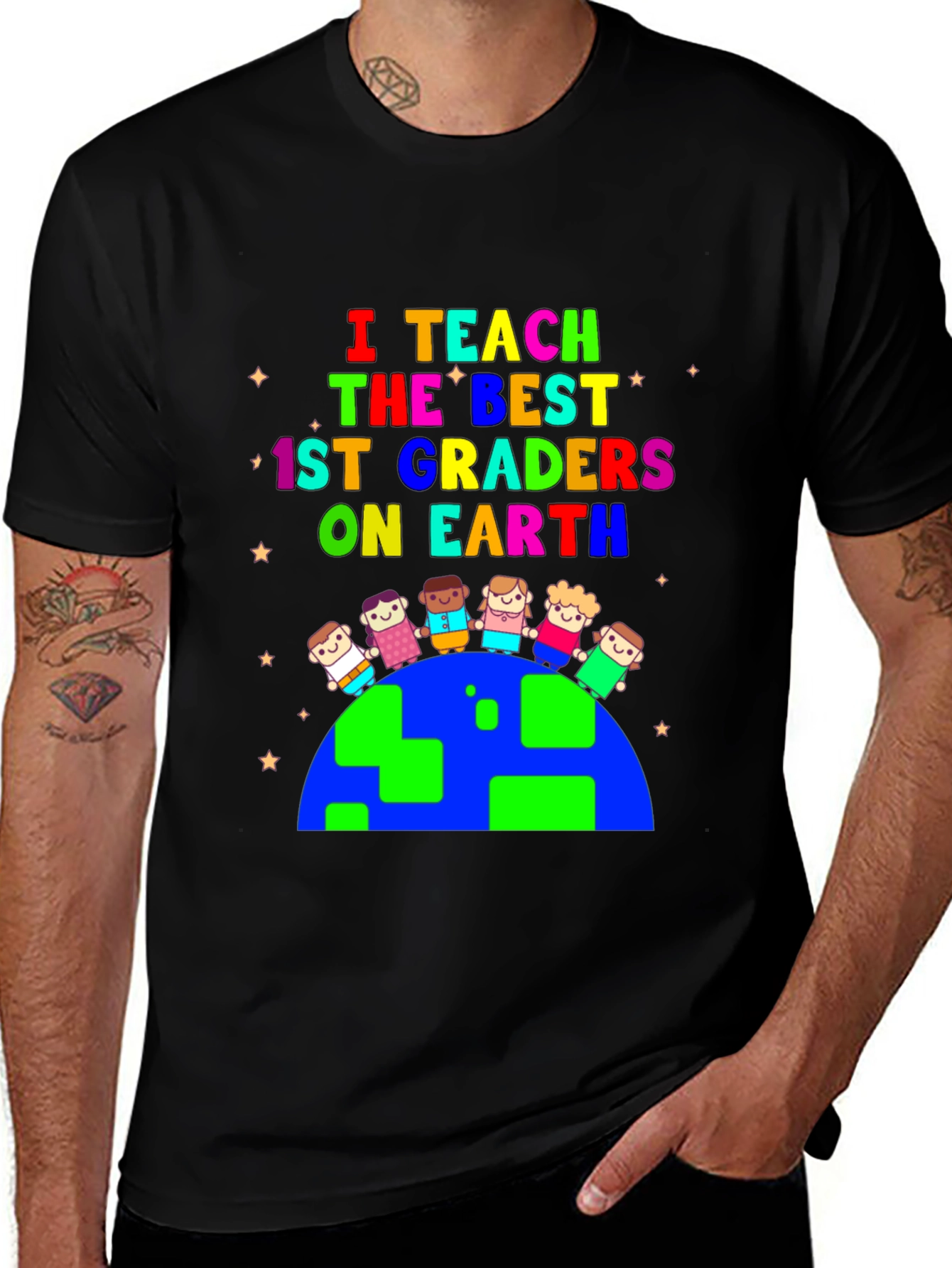 Variant 8 of I Teach the Best 1st Graders On Earth T-Shirt