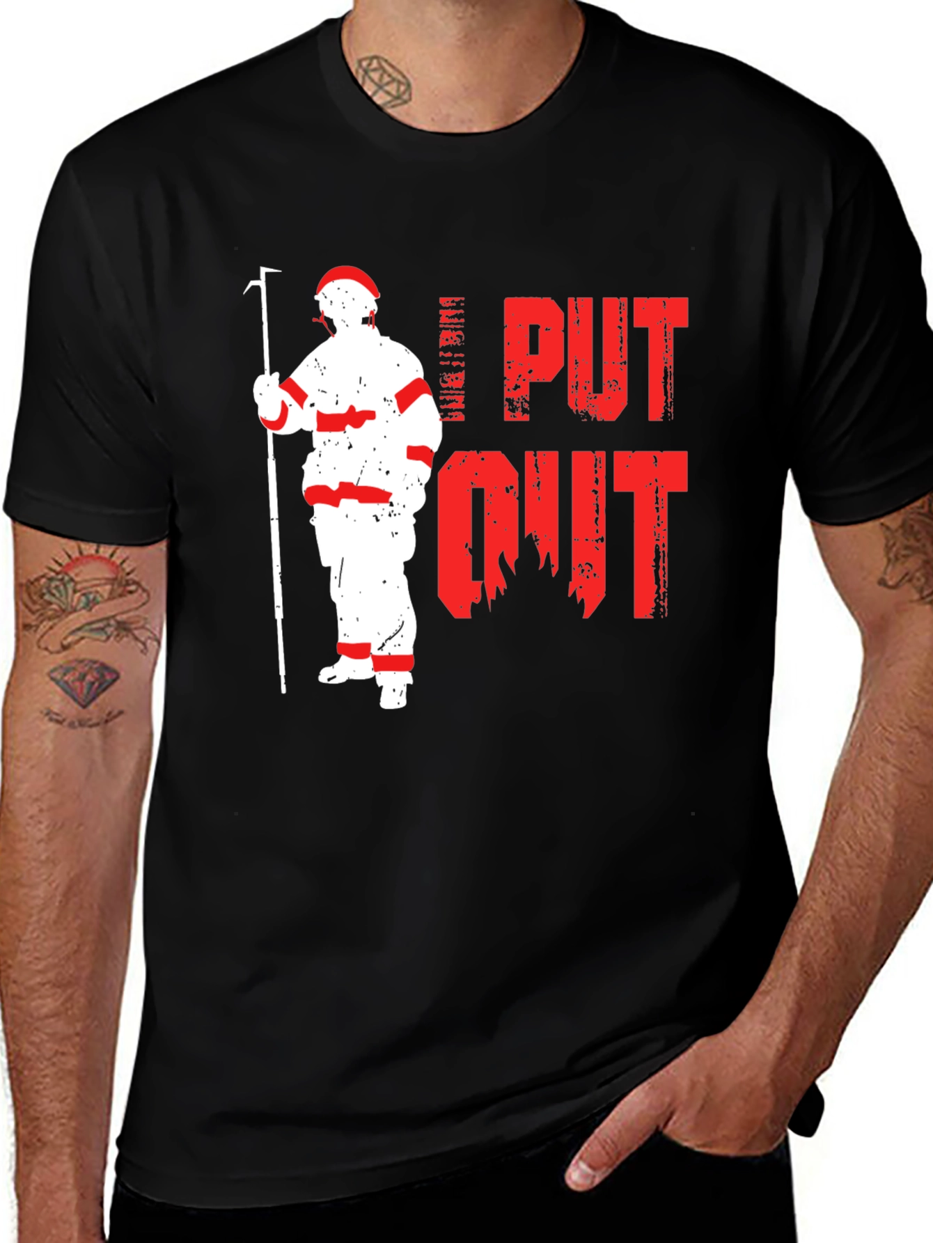 Variant 21 of Firefighter T-Shirt - I Put Out