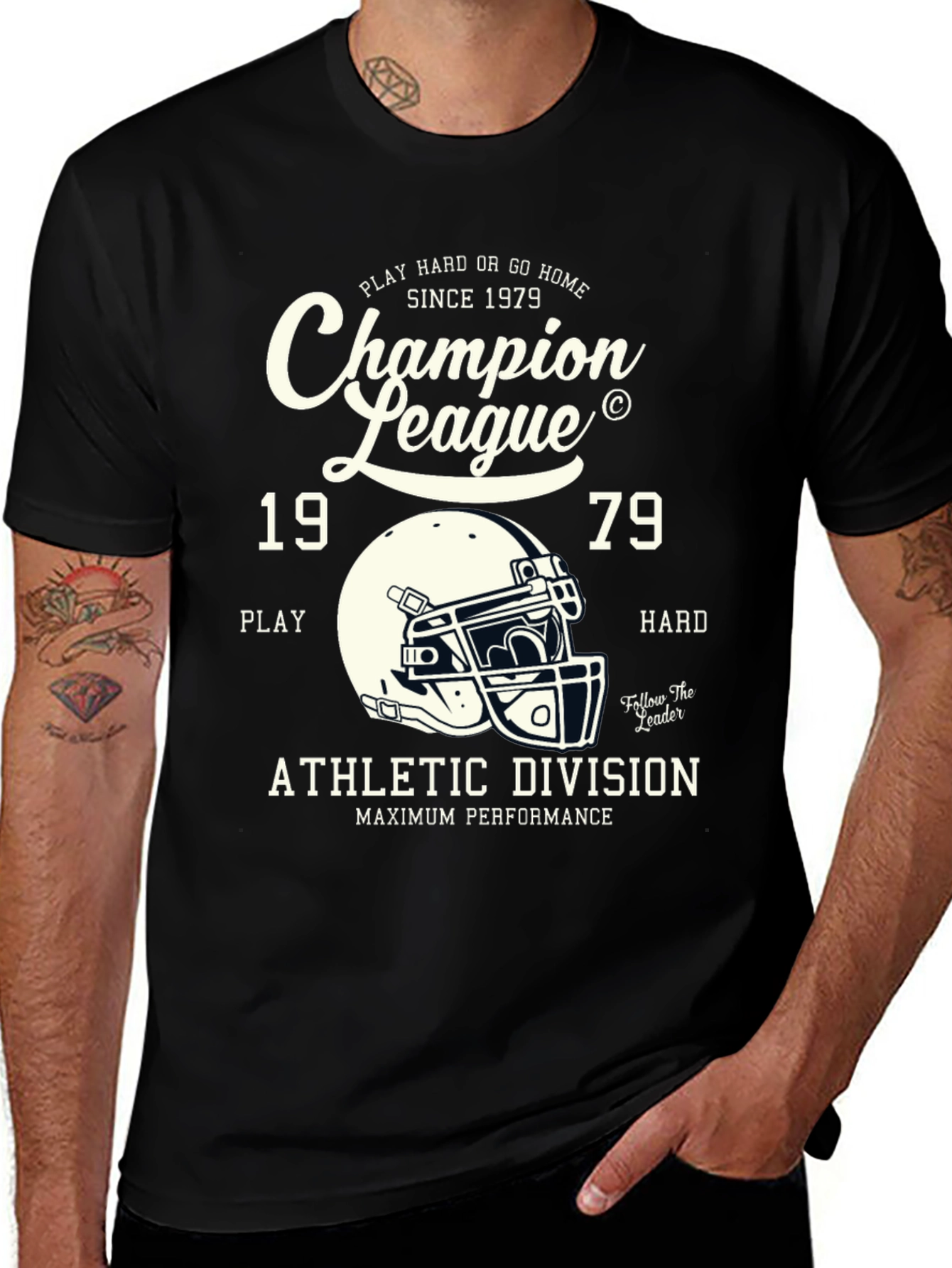 Variant 10 of Champion League Black Graphic Tee