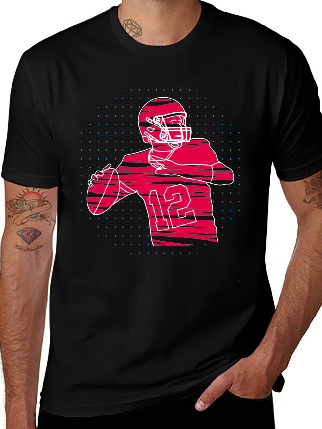 Variant 22 of Football Player T-Shirt