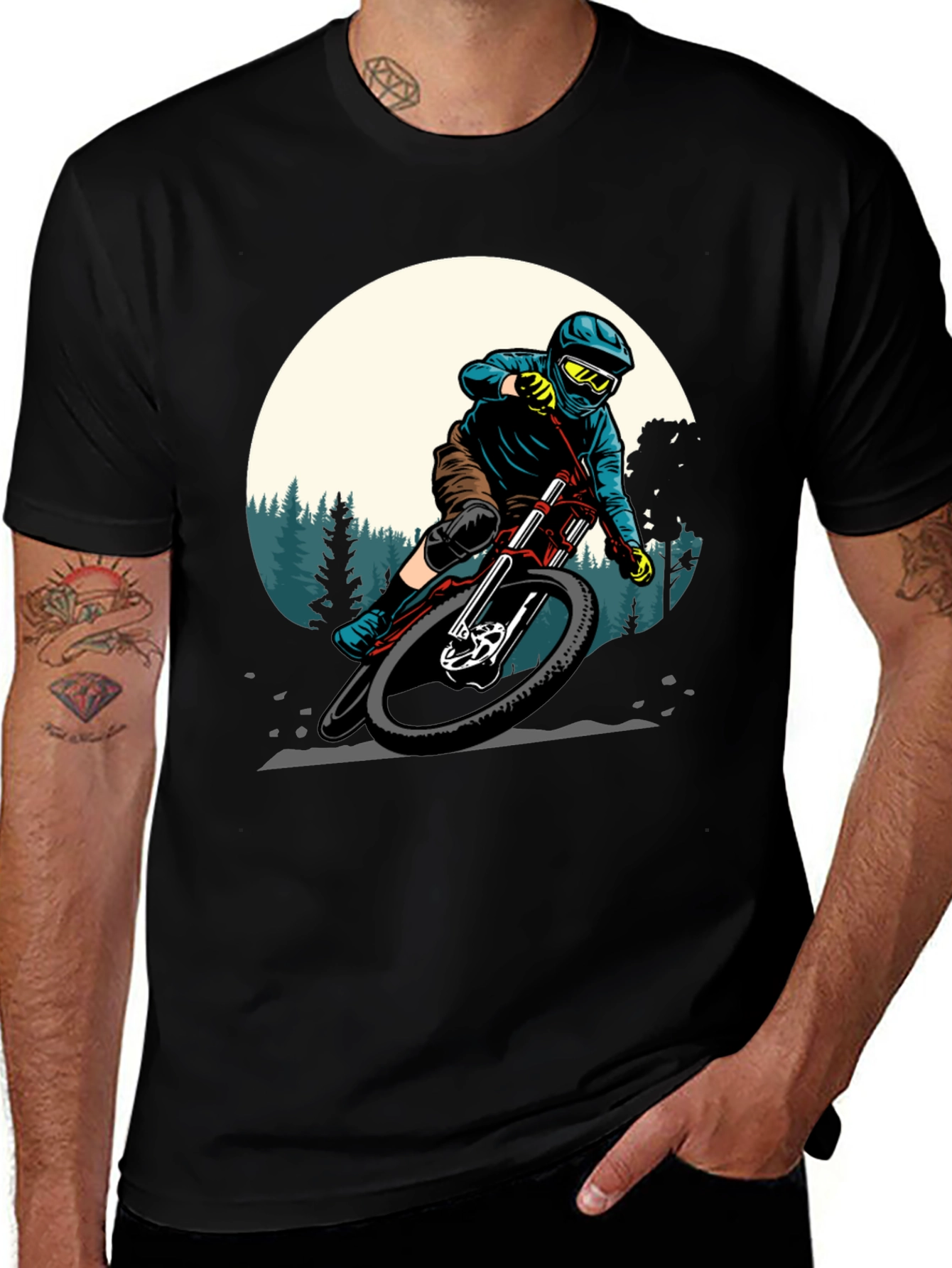 Variant 24 of Mountain Bike Graphic Tee - Ride in Style!