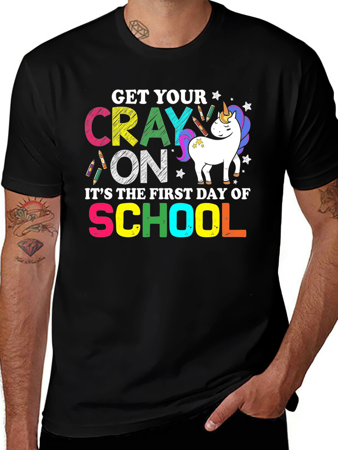 Variant 22 of Get Your Crayon On School T-Shirt