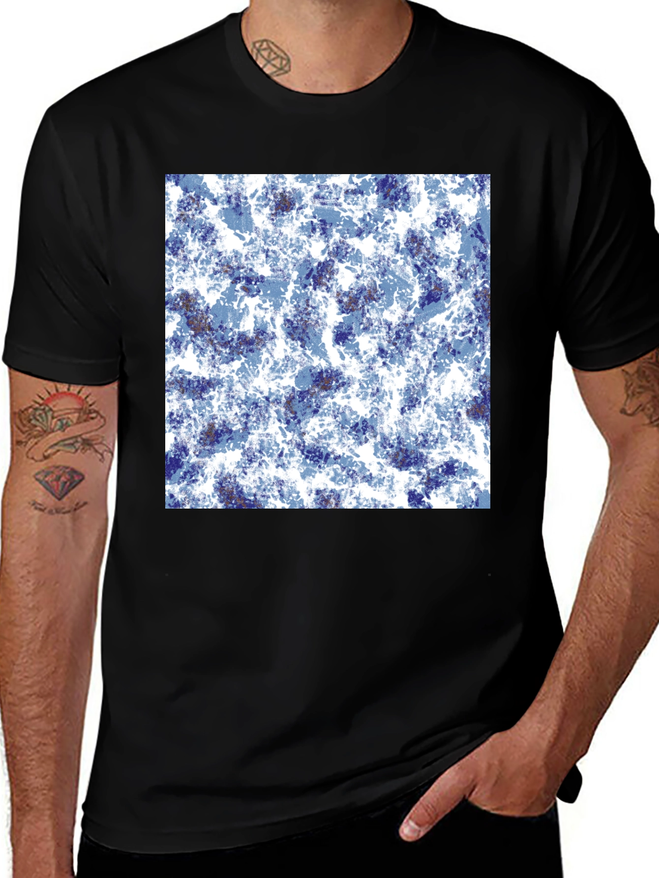 Variant 17 of Abstract Black T-Shirt