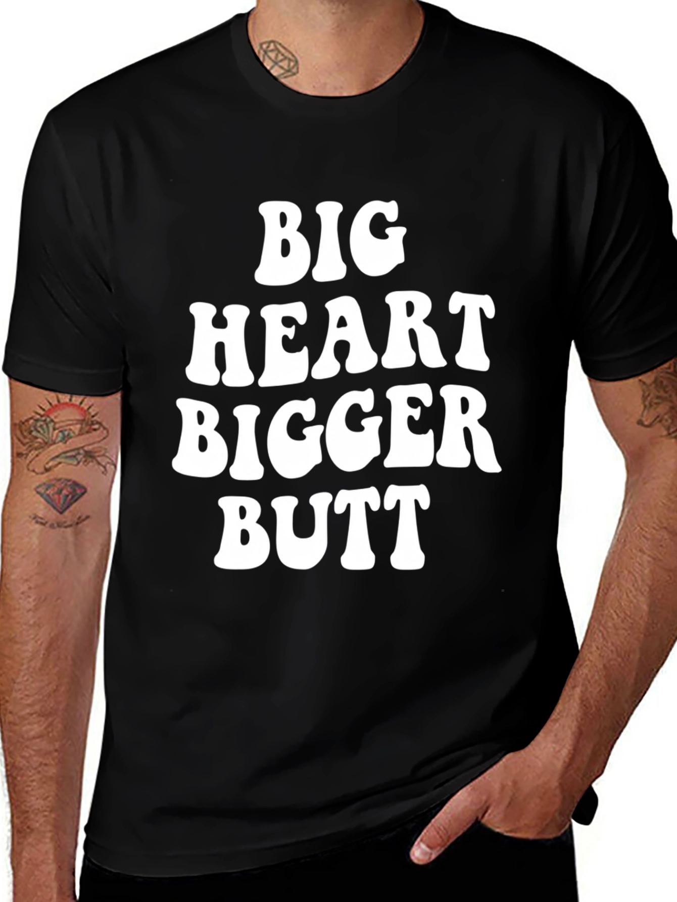 Variant 18 of Big Heart Bigger Butt Graphic Tee