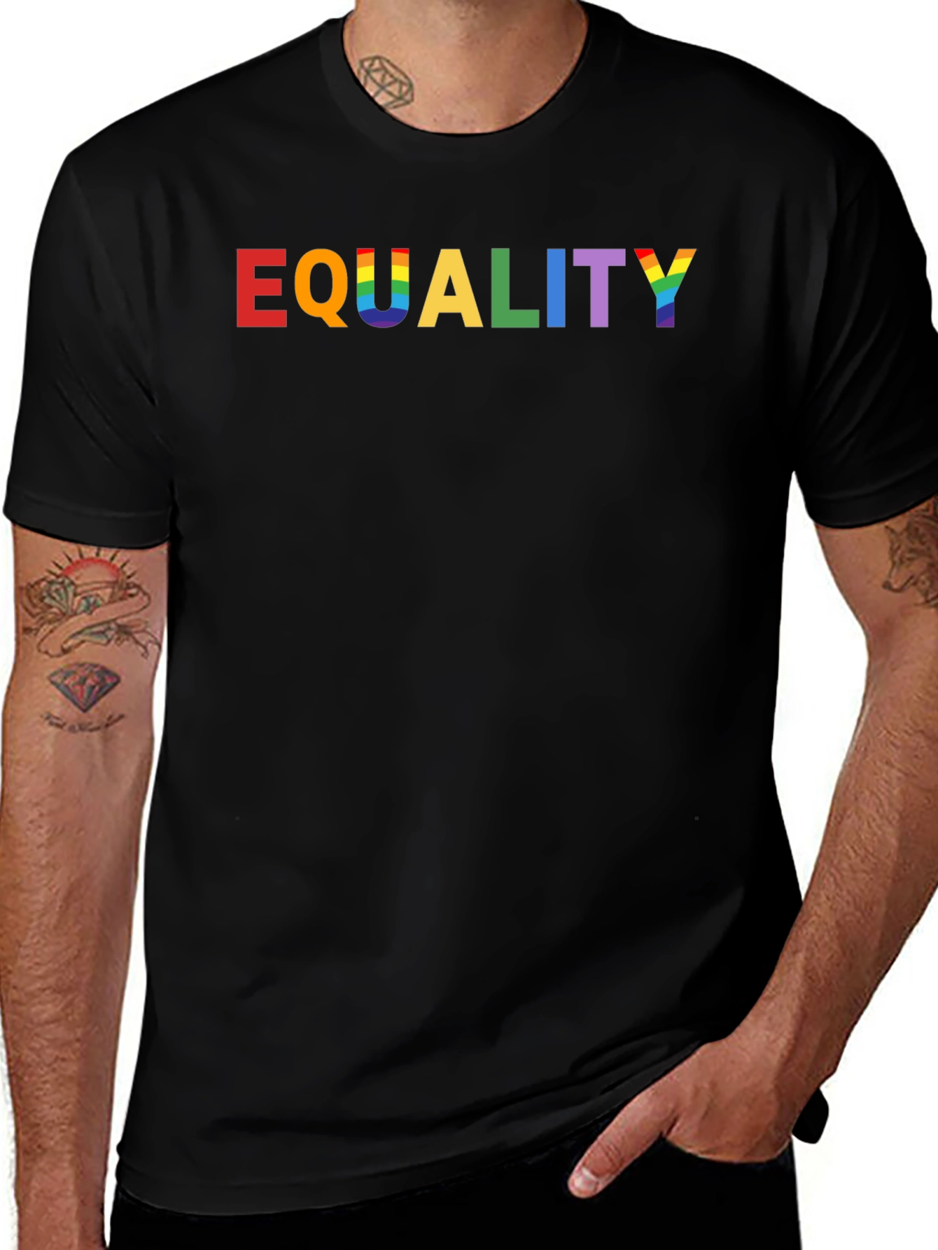 Variant 23 of Equality Rainbow Pride T-Shirt