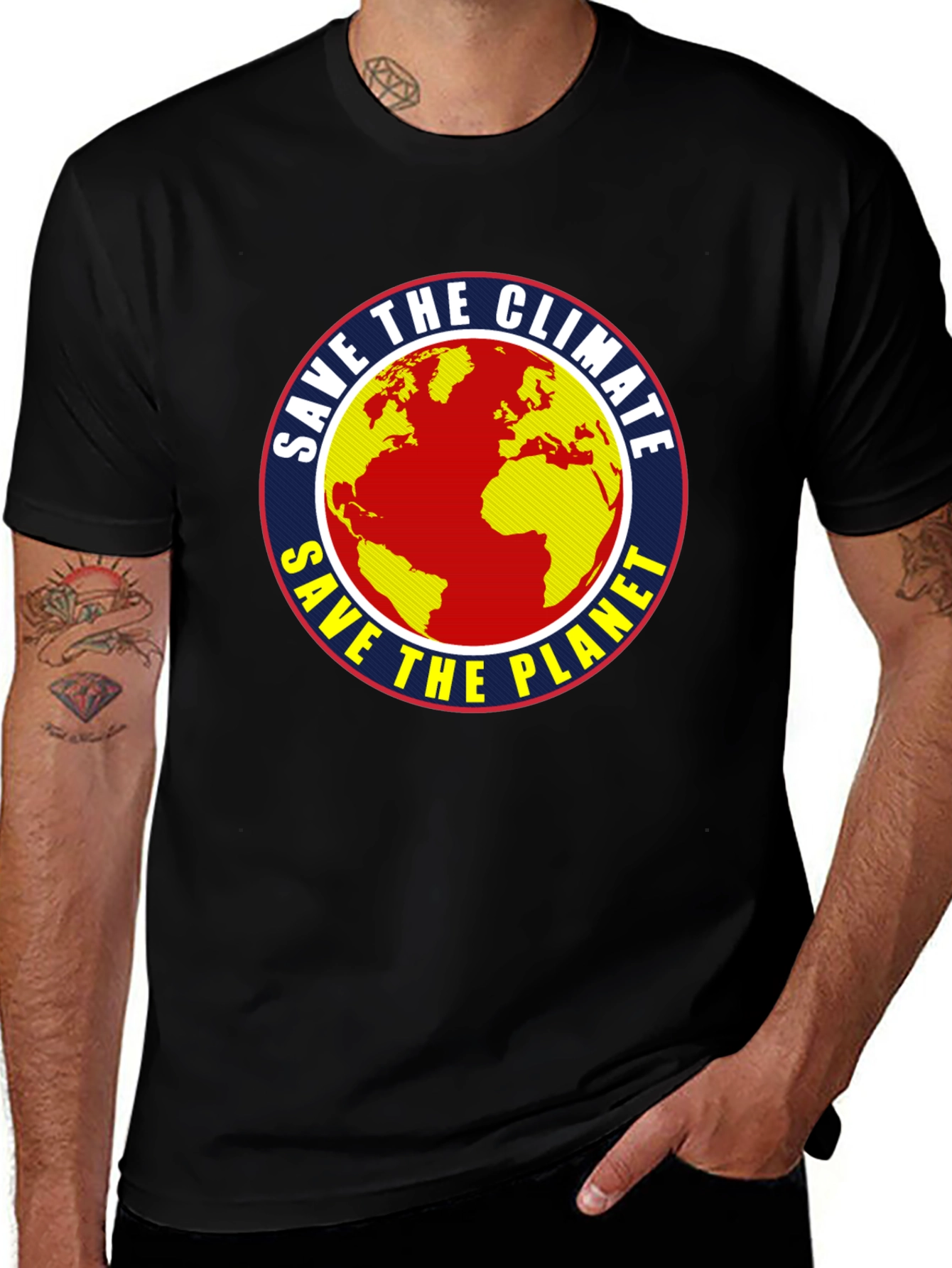 Variant 29 of Save the Climate Earth Graphic T-Shirt