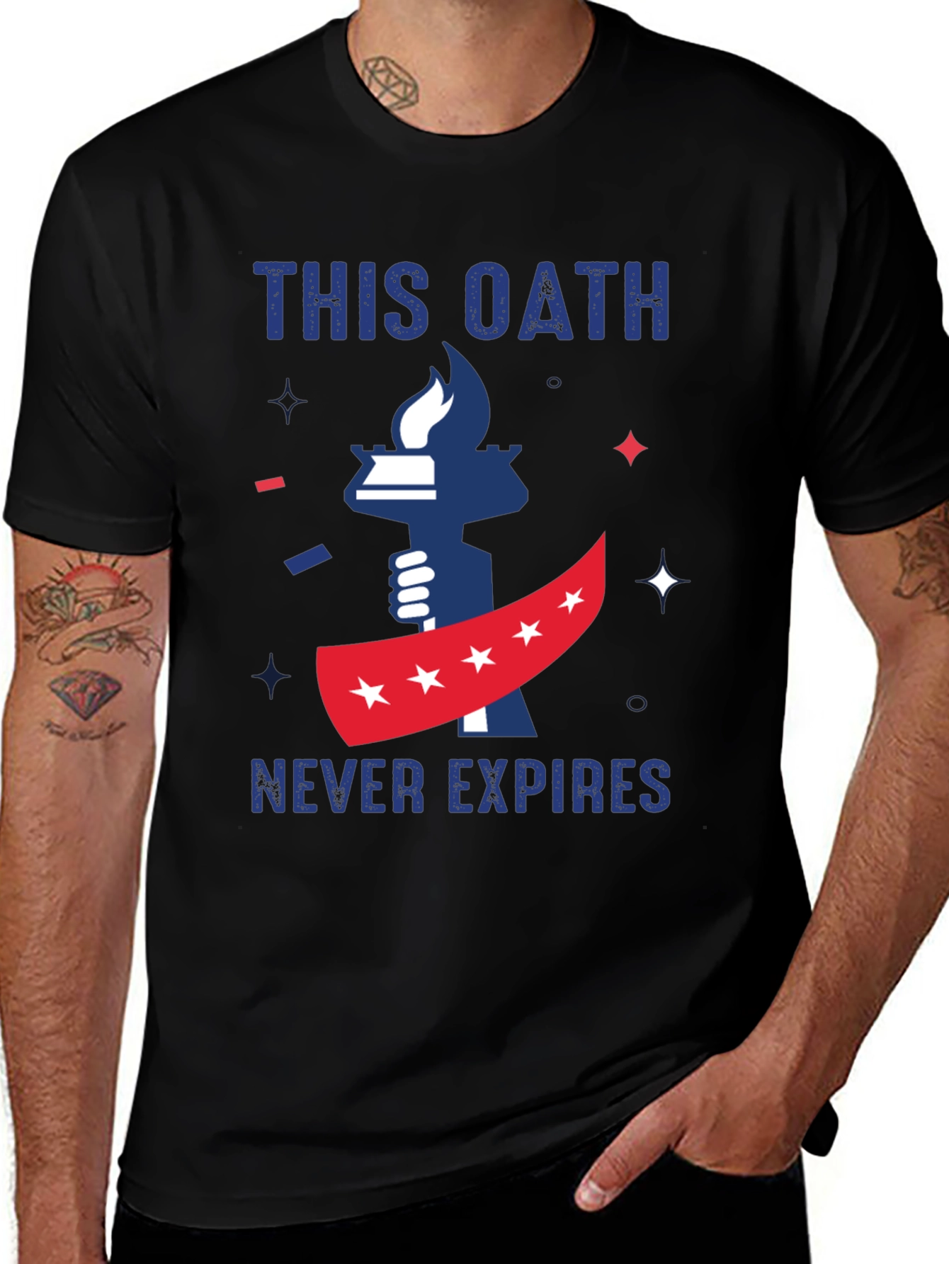 Variant 17 of This Oath Never Expires Patriotic T-Shirt
